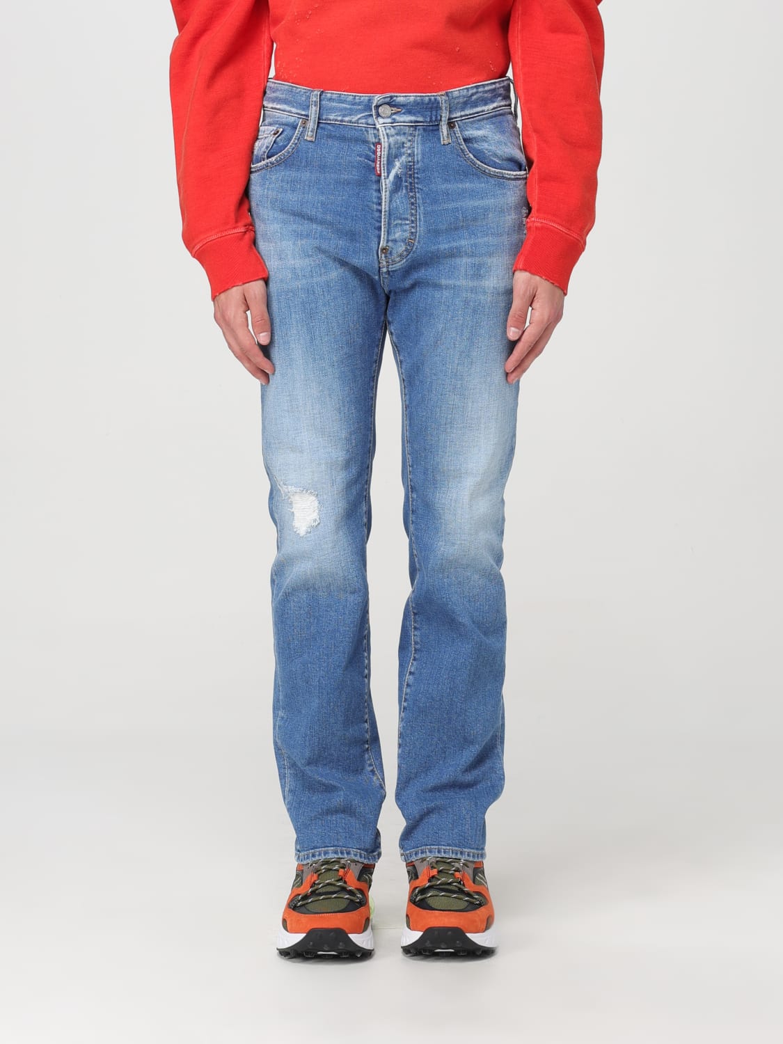 Giglio Jeans Dsquared2 in denim distressed