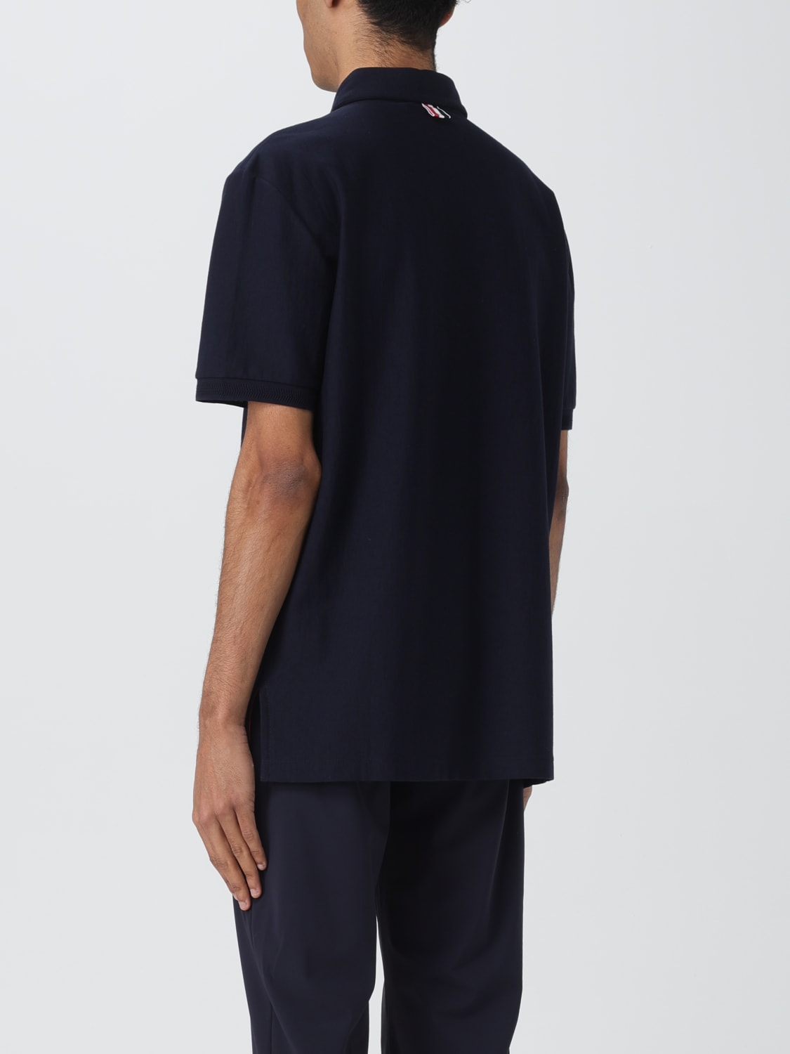 Thom Browne Outlet: Polo shirt men - Blue | Thom Browne polo
