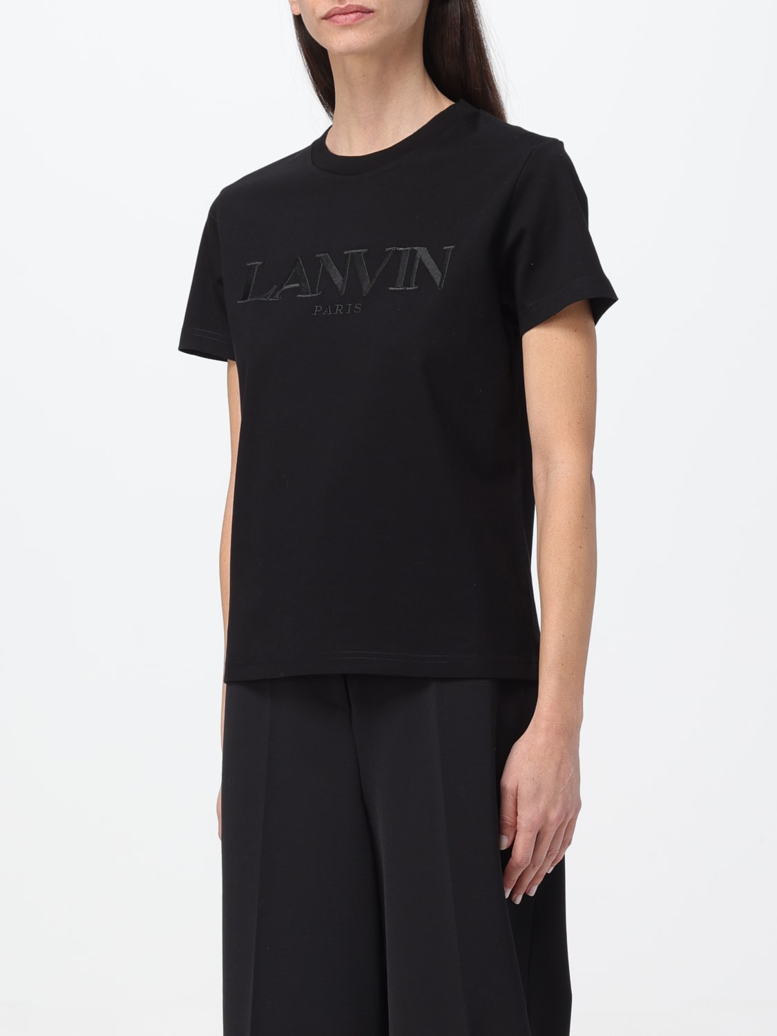 LANVIN T-SHIRT: T-shirt woman Lanvin, Black - Img 4