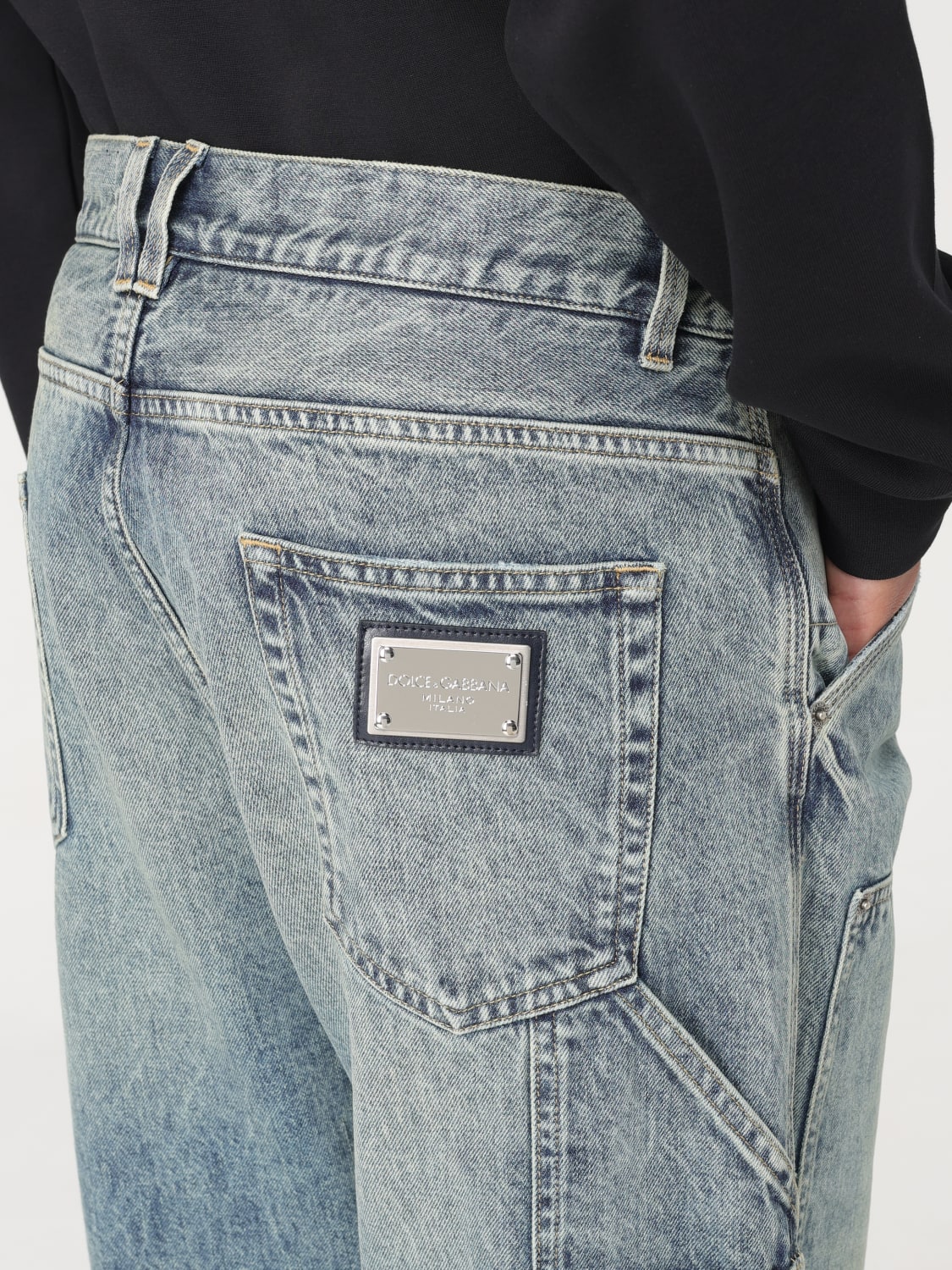 DOLCE & GABBANA JEANS: Jeans men Dolce & Gabbana, Denim - Img 5