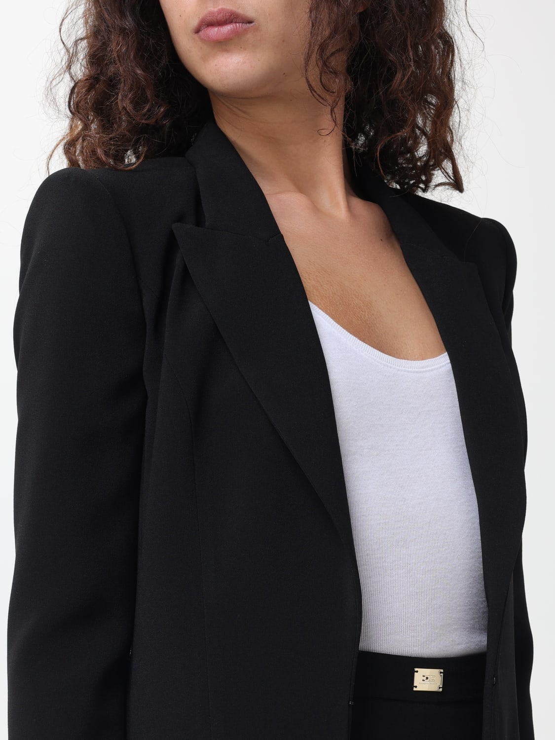 ELISABETTA FRANCHI SUIT: Dress woman Elisabetta Franchi, Black - Img 5