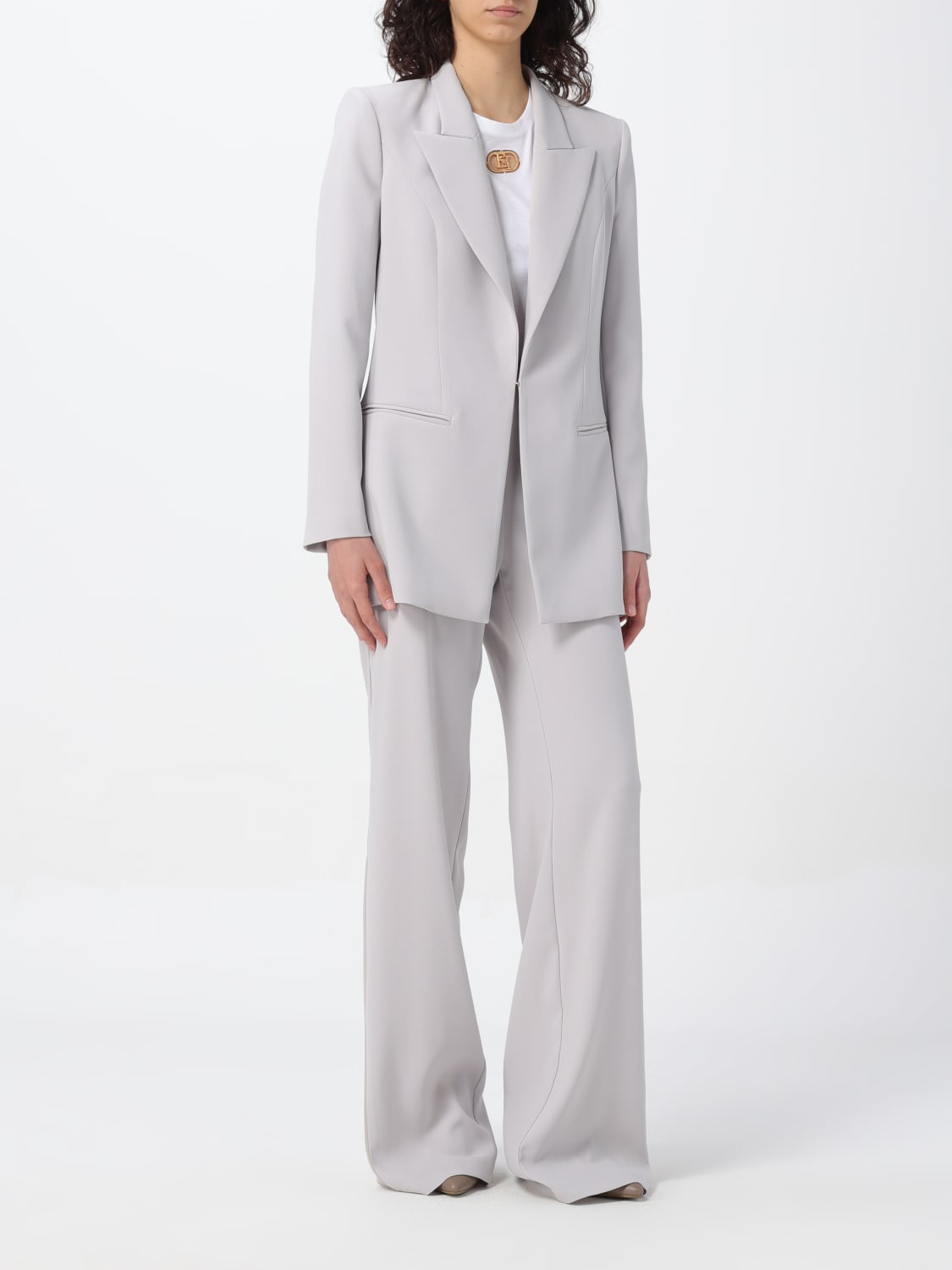 ELISABETTA FRANCHI SUIT: Dress woman Elisabetta Franchi, Pearl - Img 2