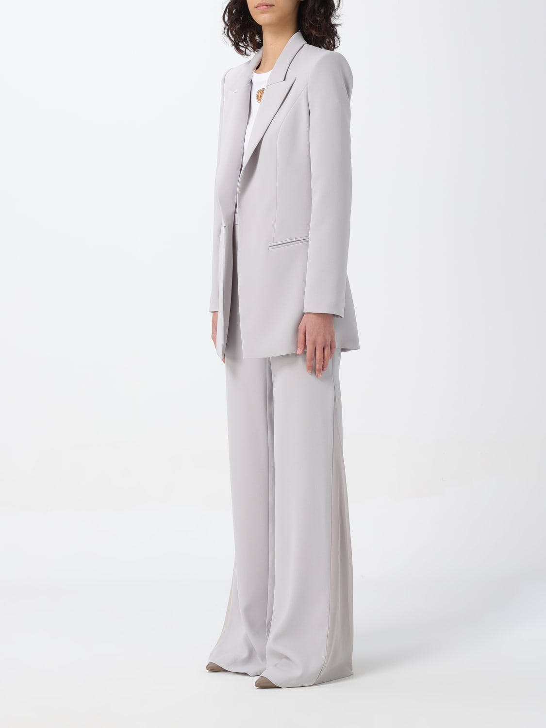 ELISABETTA FRANCHI SUIT: Dress woman Elisabetta Franchi, Pearl - Img 4