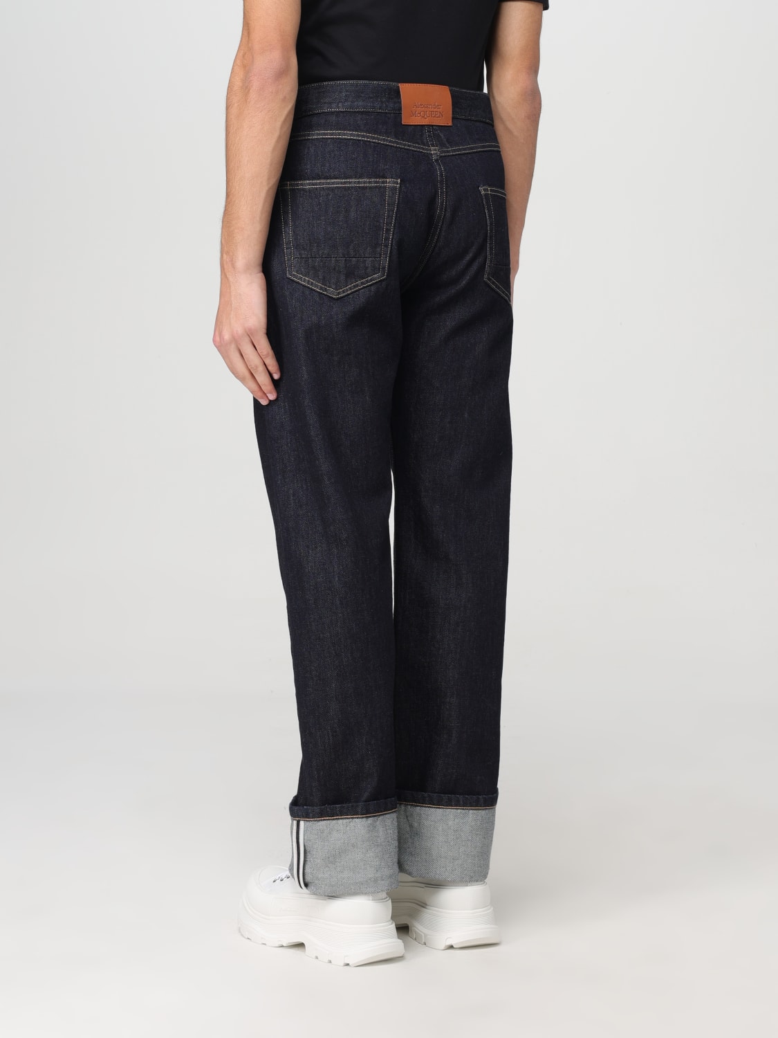 ALEXANDER MCQUEEN JEANS: Jeans men Alexander McQueen, Blue - Img 3