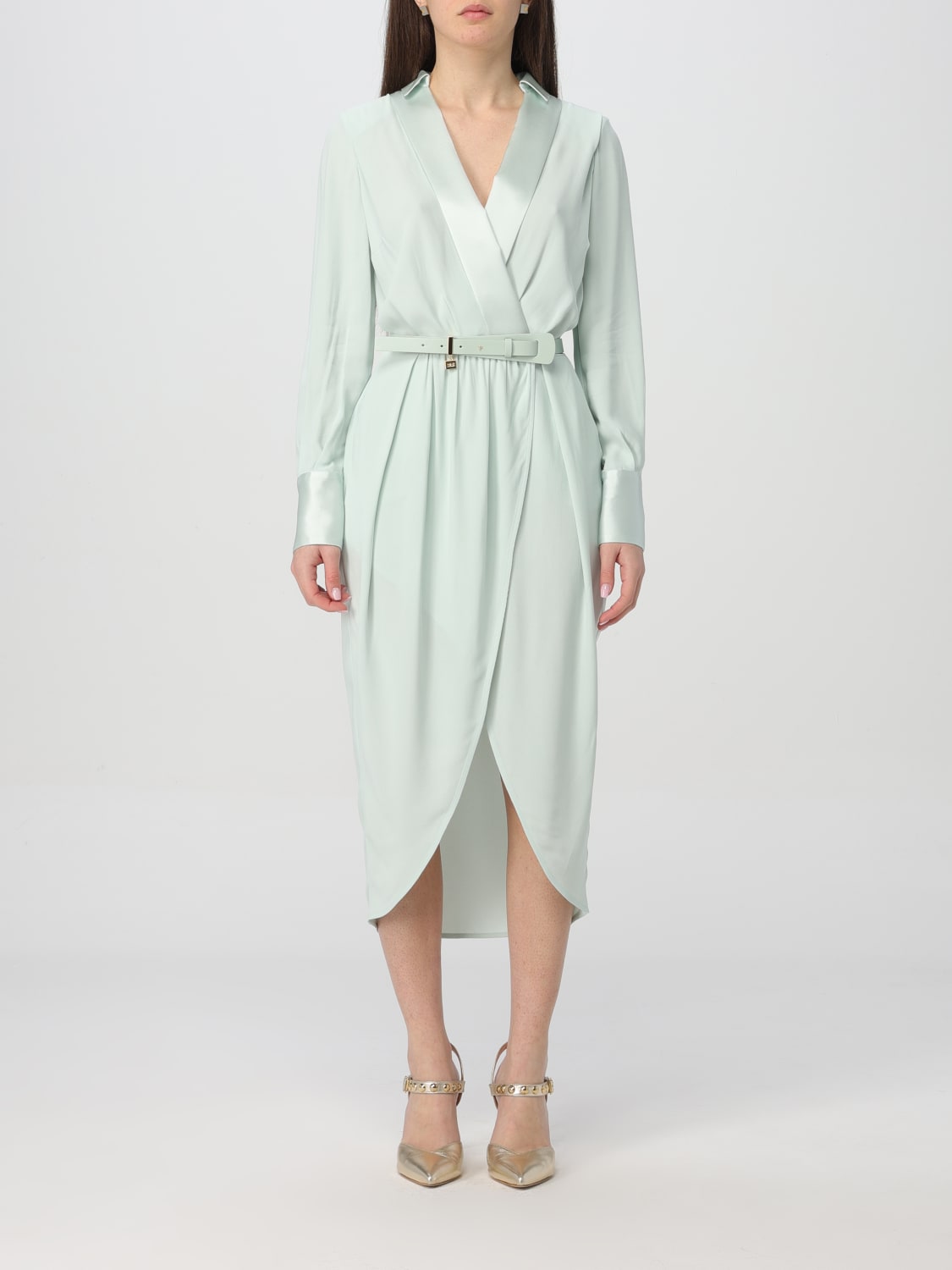 ELISABETTA FRANCHI DRESS: Dress woman Elisabetta Franchi, Water - Img 1