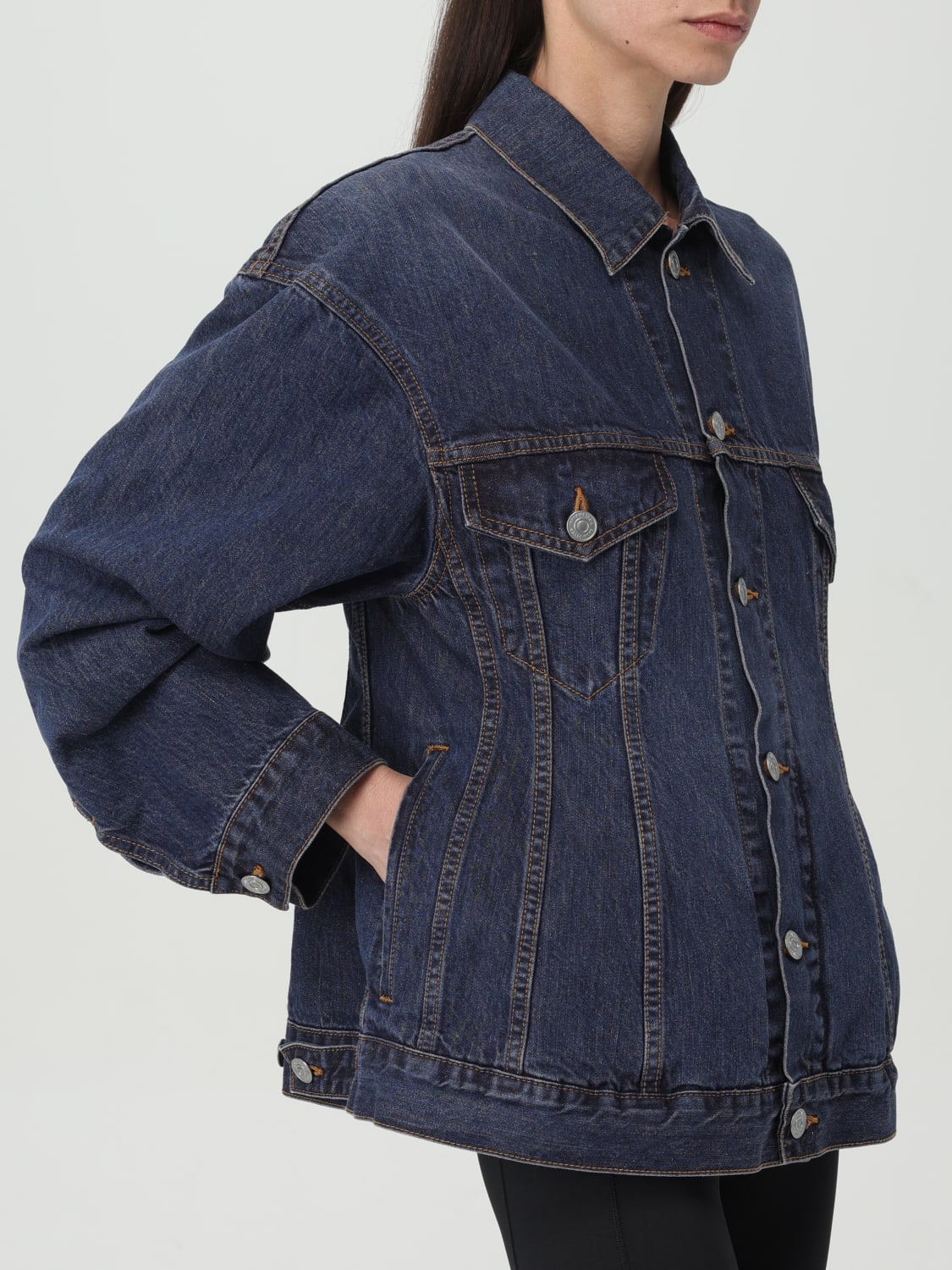 BALENCIAGA JACKET: Jacket woman Balenciaga, Indigo - Img 5