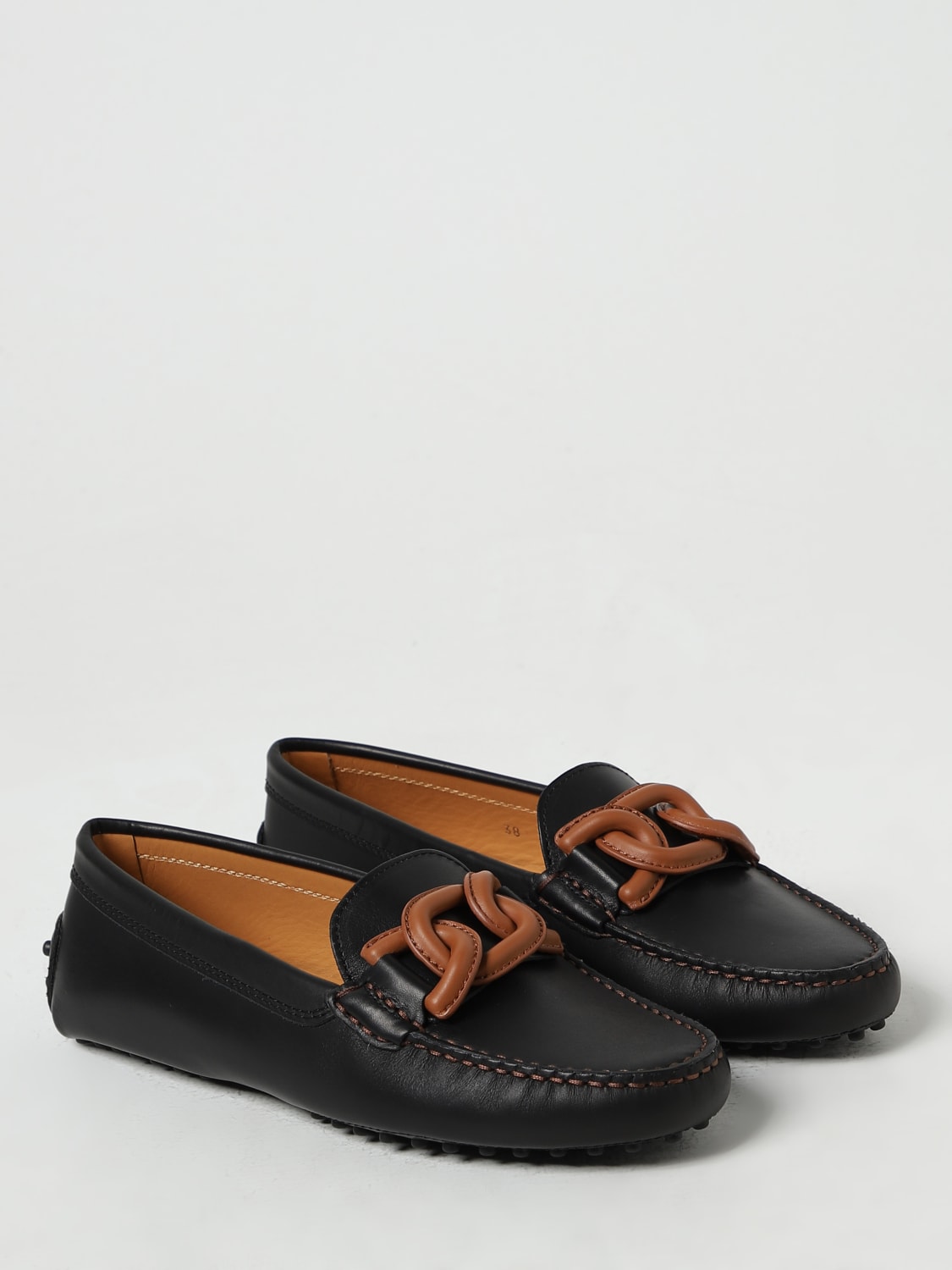 TOD'S MOCASSINS: Mocassins femme Tod's, Noir - Img 2