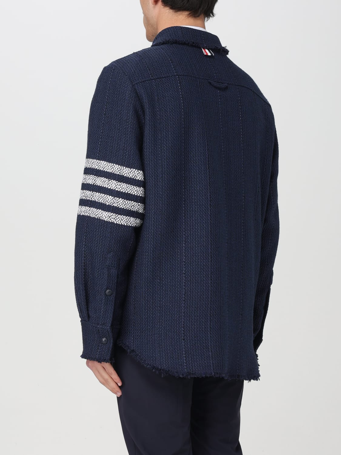 THOM BROWNE VESTE: Chemise homme Thom Browne, Bleu - Img 2