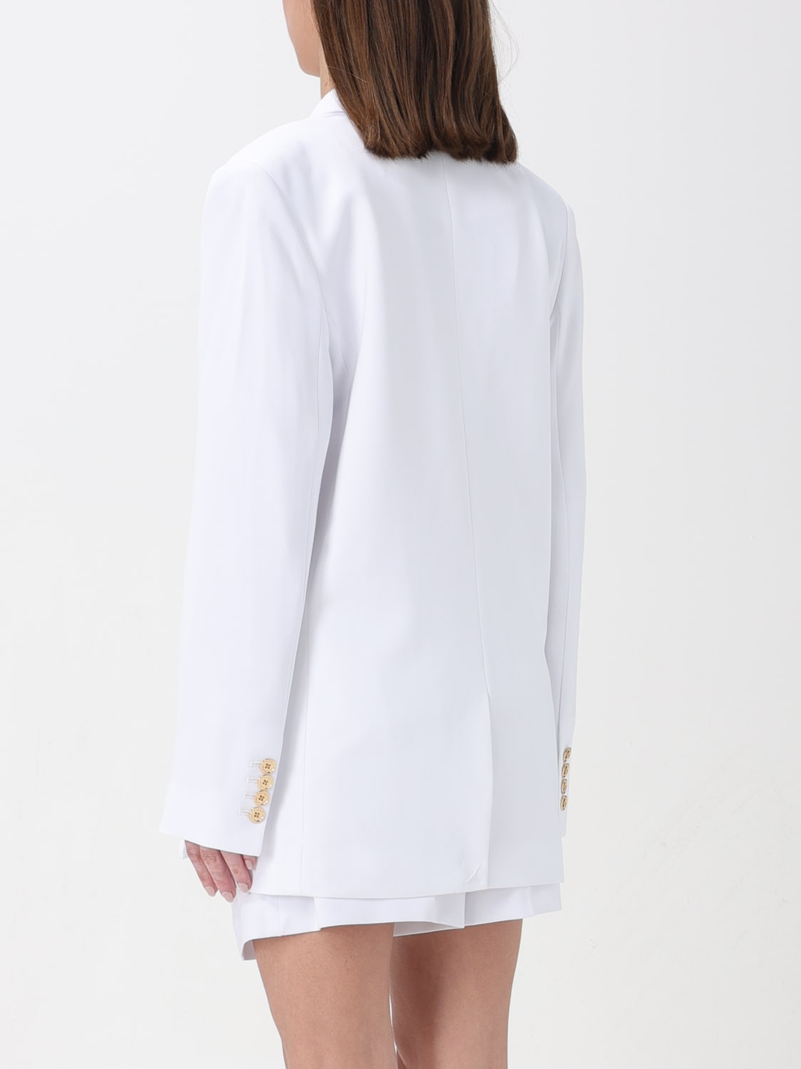 アウターその他 Michael Kors Woman Blazer White MF3103WENX 100 Michael Kors Outlet: Jacket woman - White | Michael Kors