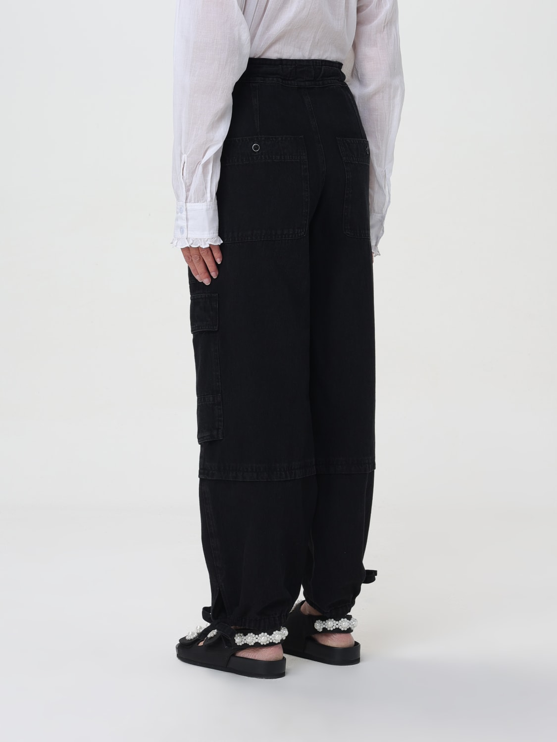 ISABEL MARANT ETOILE JEANS: Pantalon femme Isabel Marant Etoile, Noir - Img 3