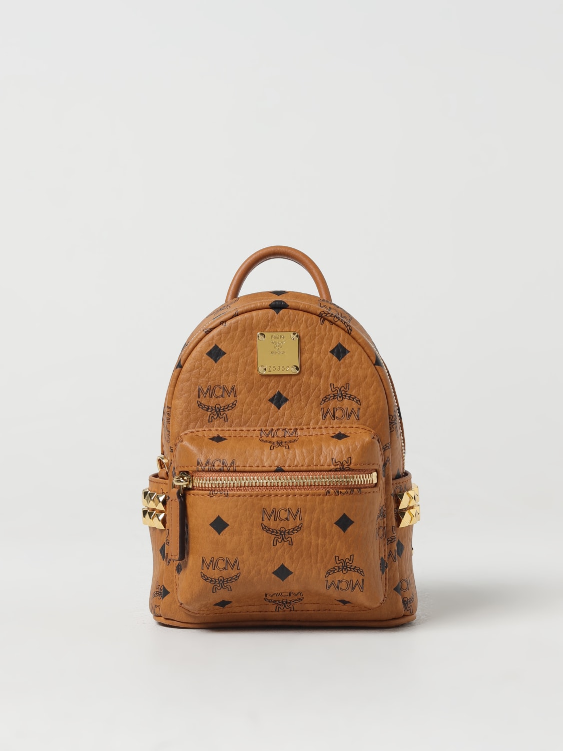 MCM: Backpack woman - Camel | Mcm backpack MMKAAVE13 online at GIGLIO.COM