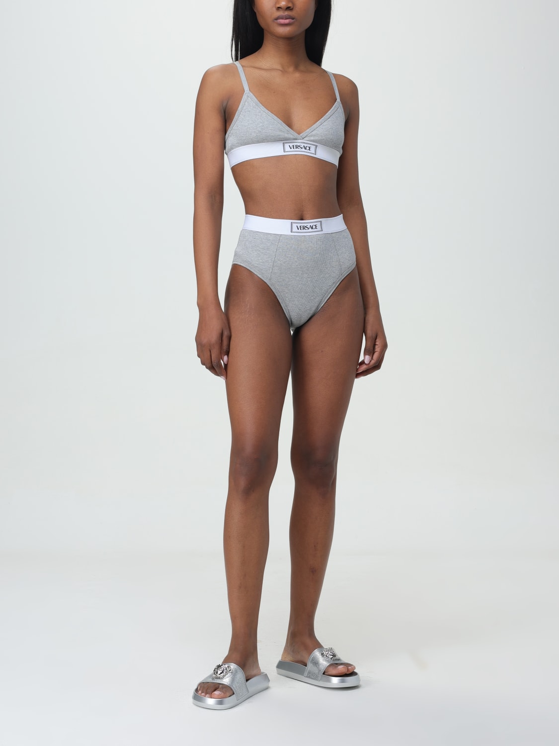 VERSACE DESSOUS: Body damen Versace, Grau - Img 5