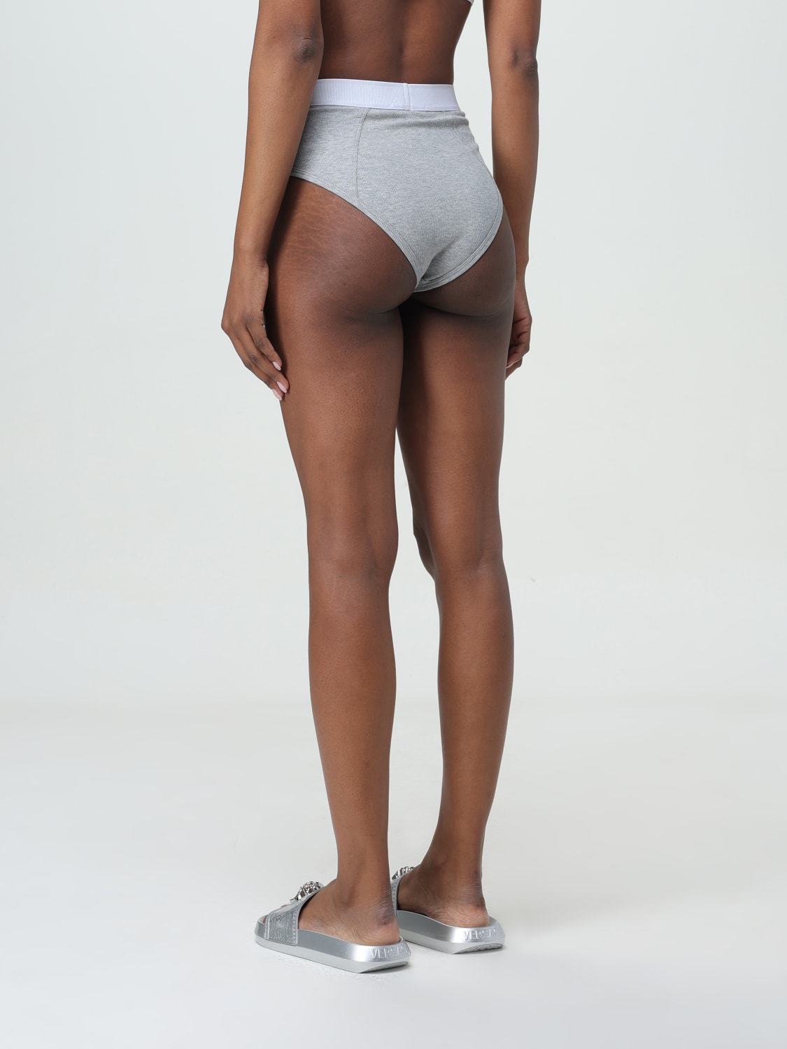 VERSACE LINGERIE: Body woman Versace, Grey - Img 3