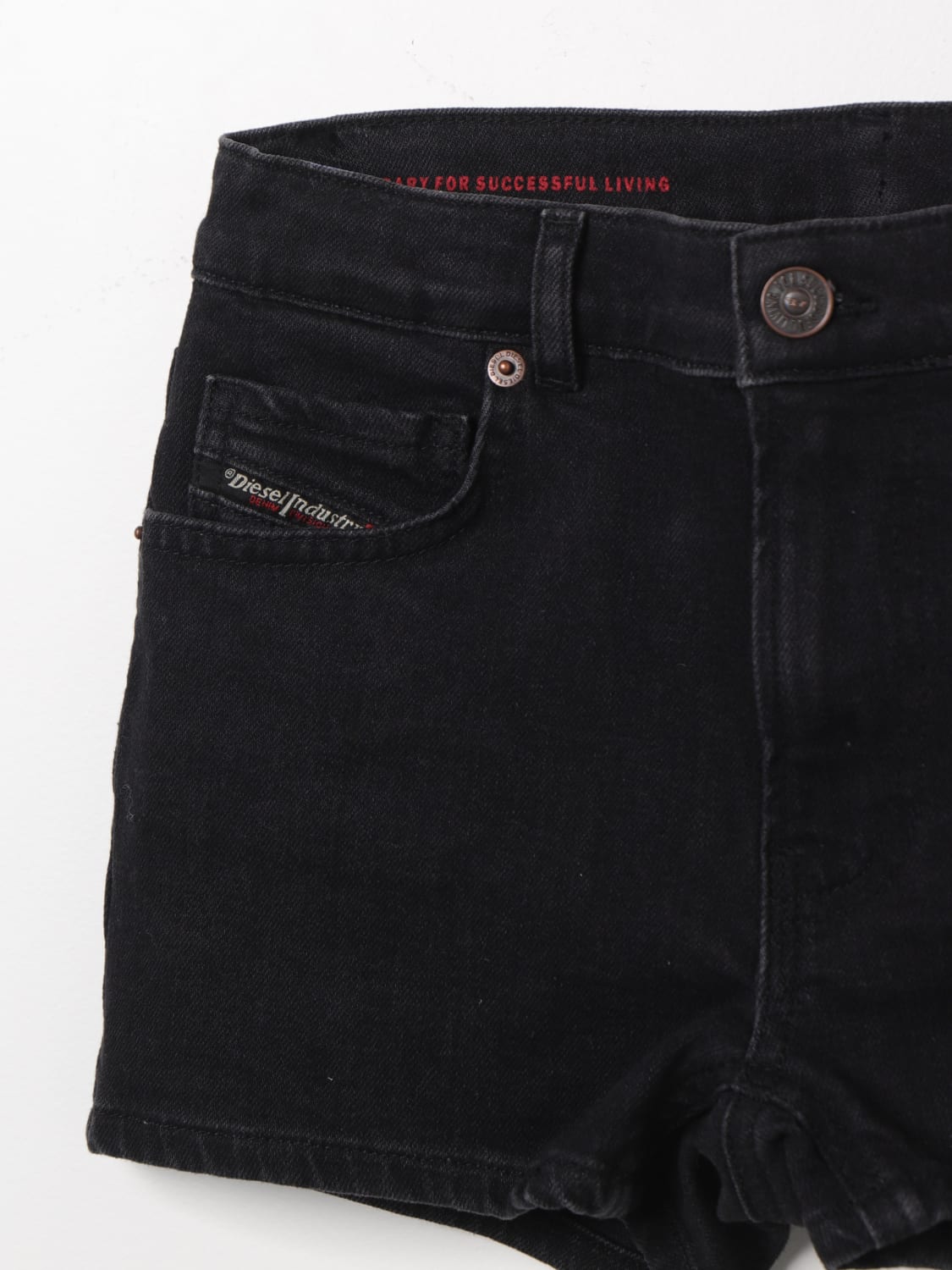 DIESEL PANTALONCINO: Pantaloncino di jeans Diesel, Nero - Img 3