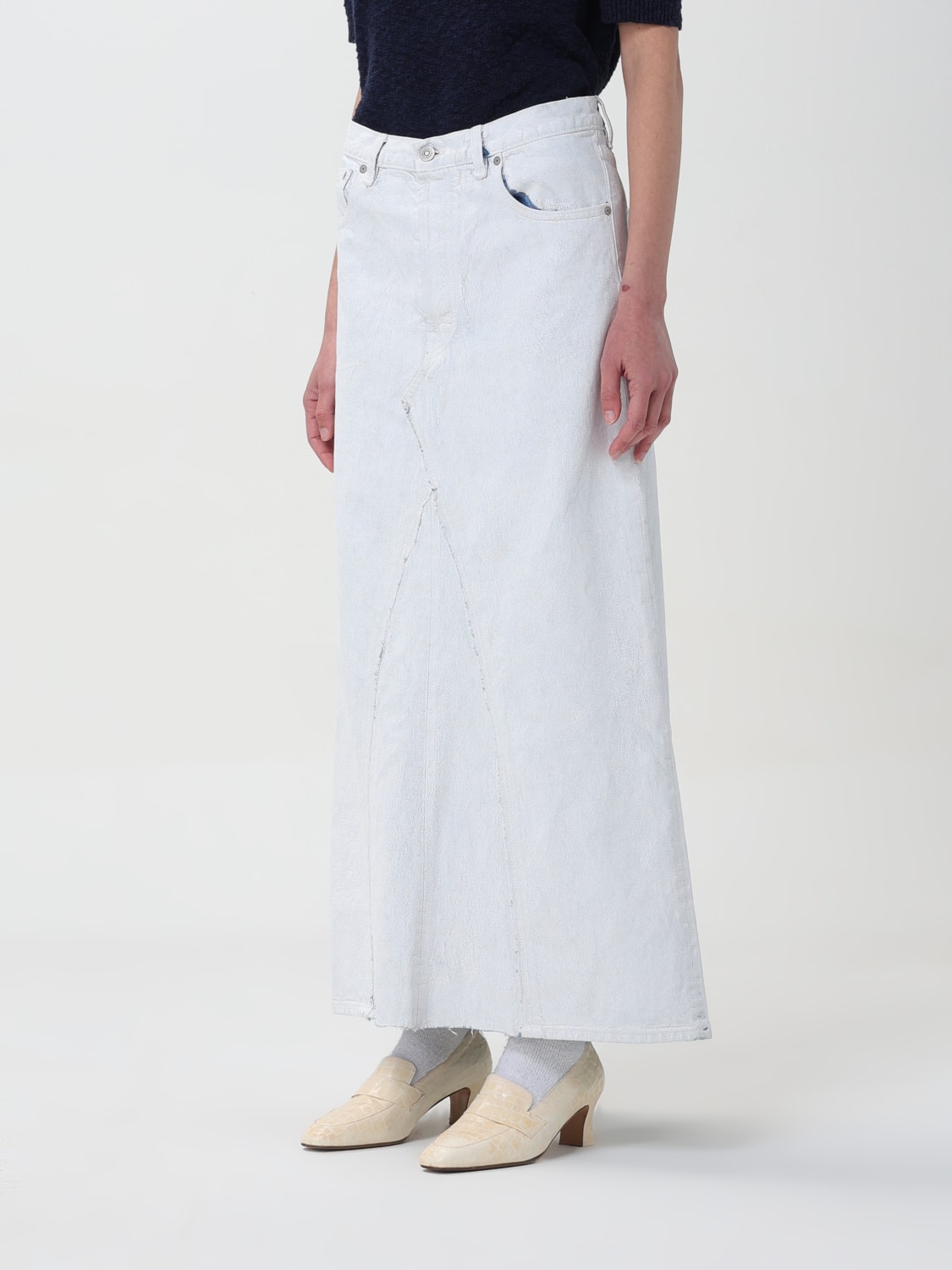 MAISON MARGIELA GONNA: Gonna donna Maison Margiela, Denim - Img 4