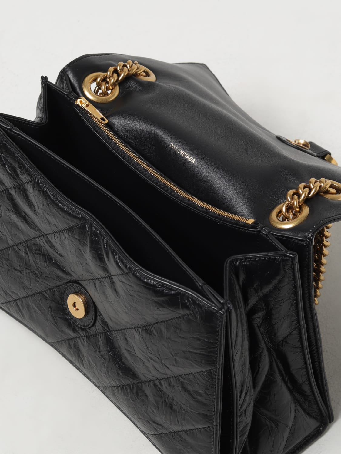 BALENCIAGA: Handbag woman - Black | Balenciaga shoulder bag