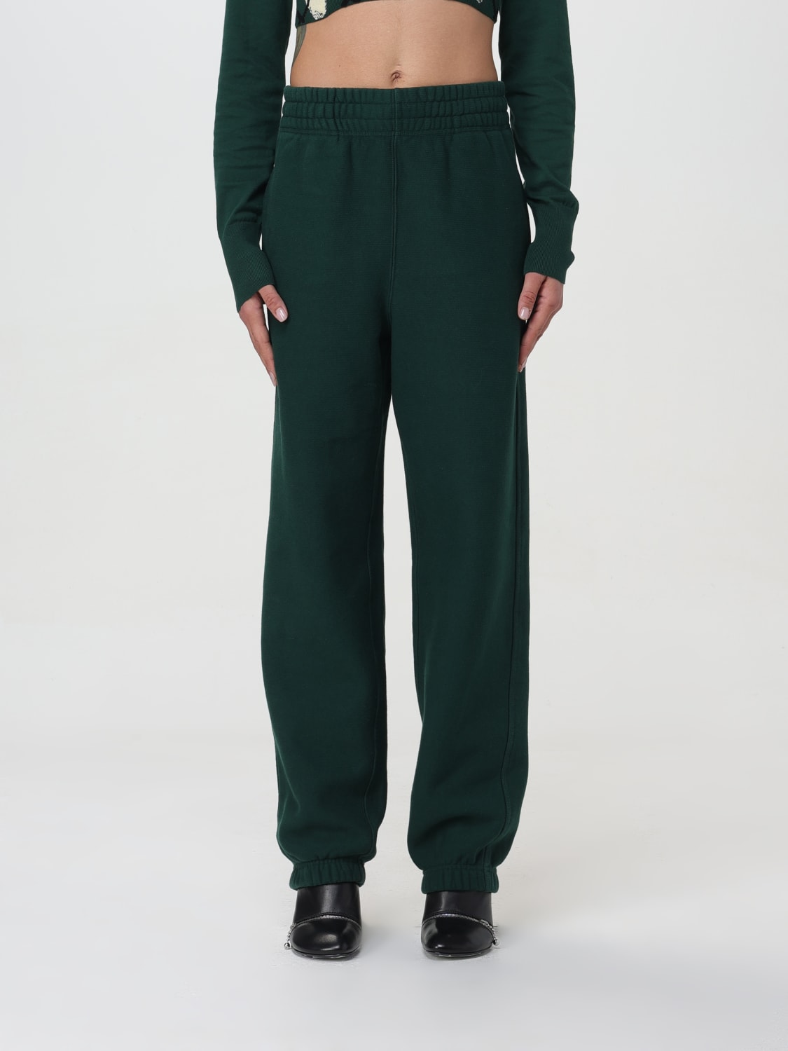 Burberry pants womens green on sale