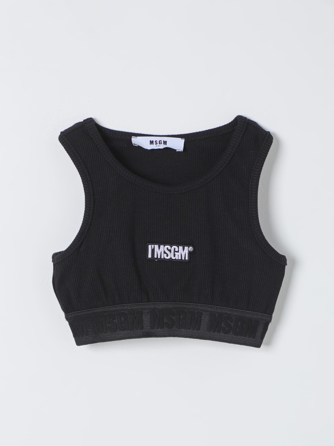 MSGM KIDS TOP: Top kinder MSGM Kids, Schwarz - Img 1