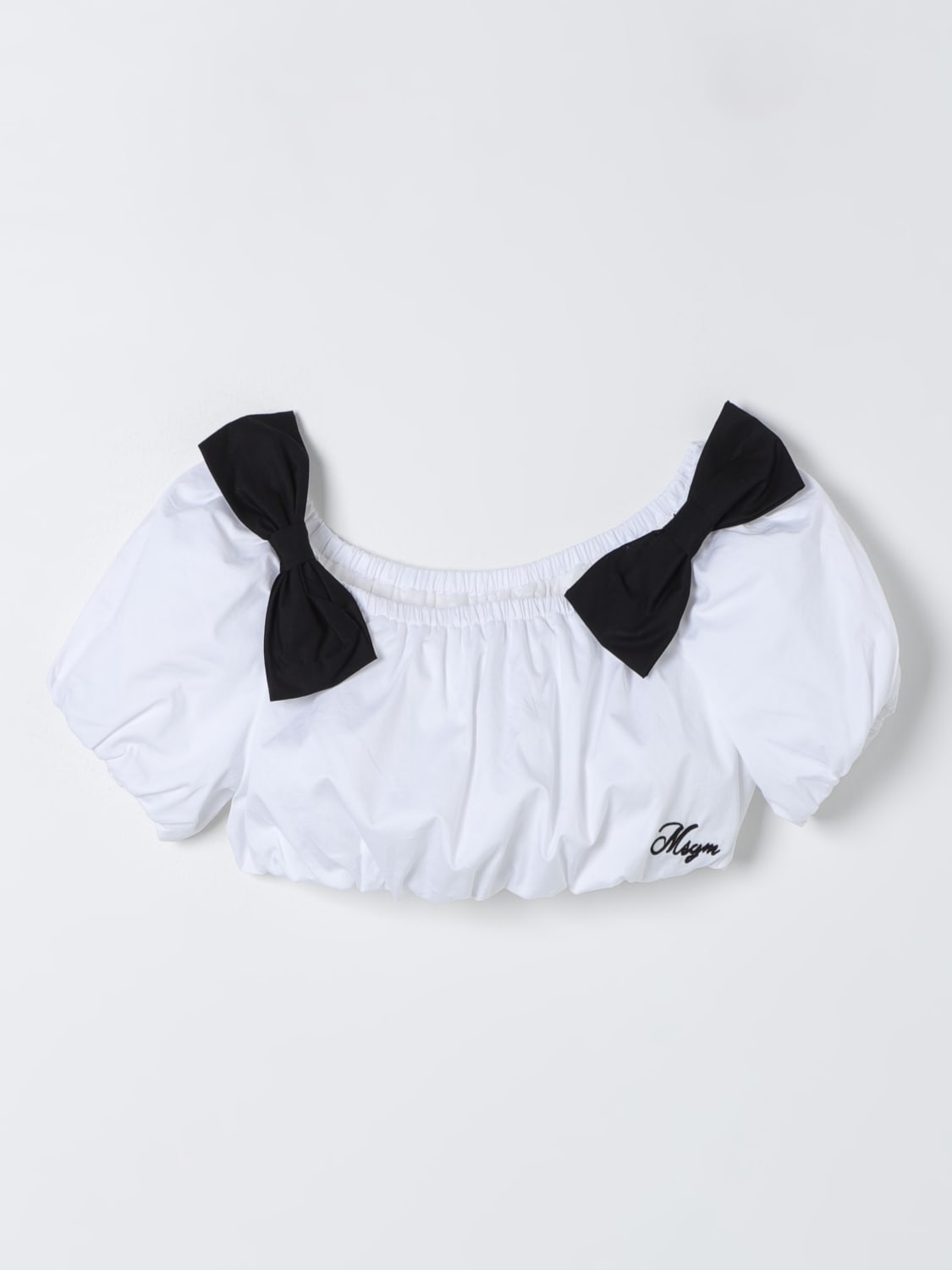 MSGM KIDS TOP: Top kids MSGM Kids, White - Img 1