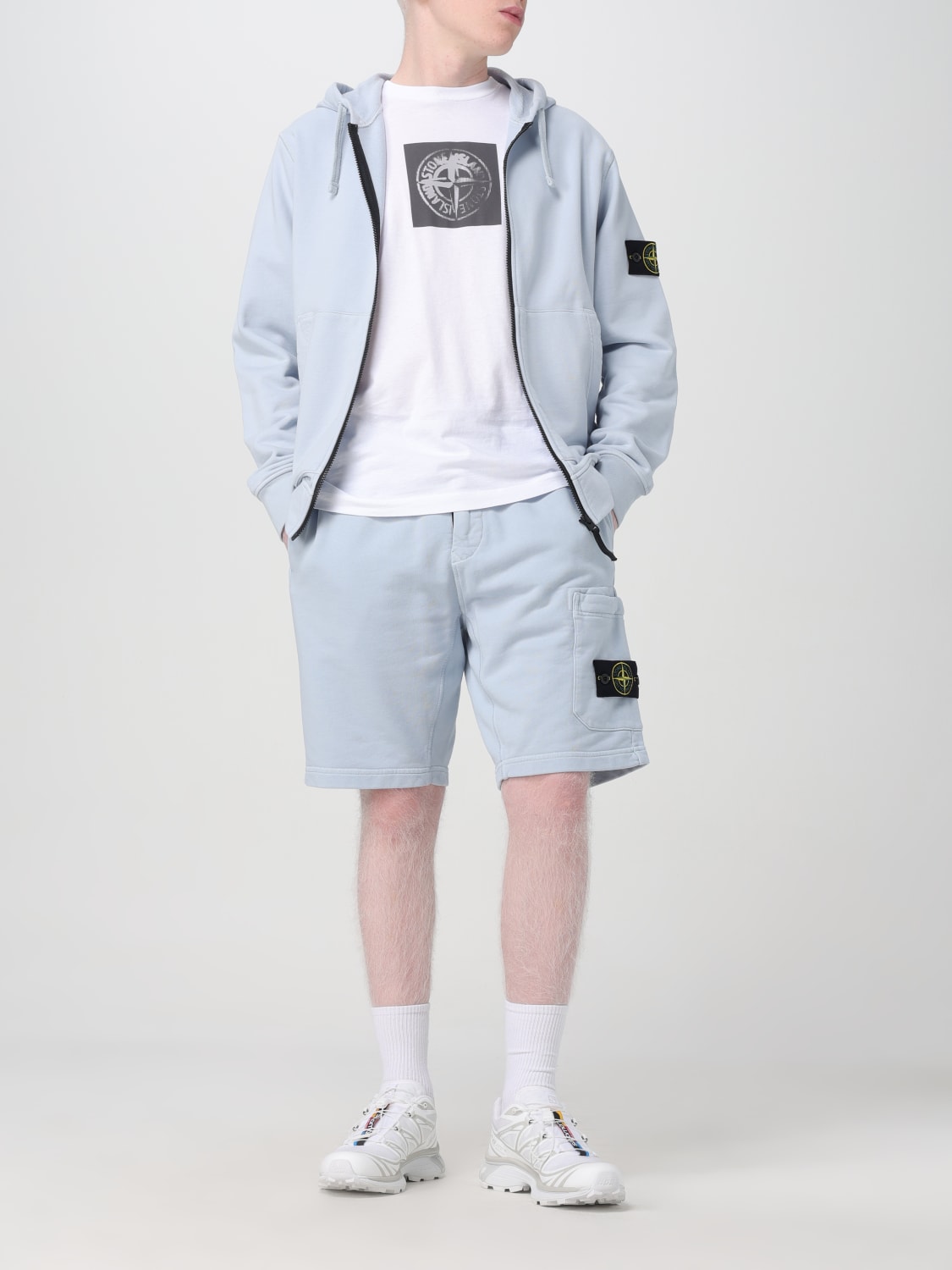 STONE ISLAND T-SHIRT: T-shirt men Stone Island, White - Img 2