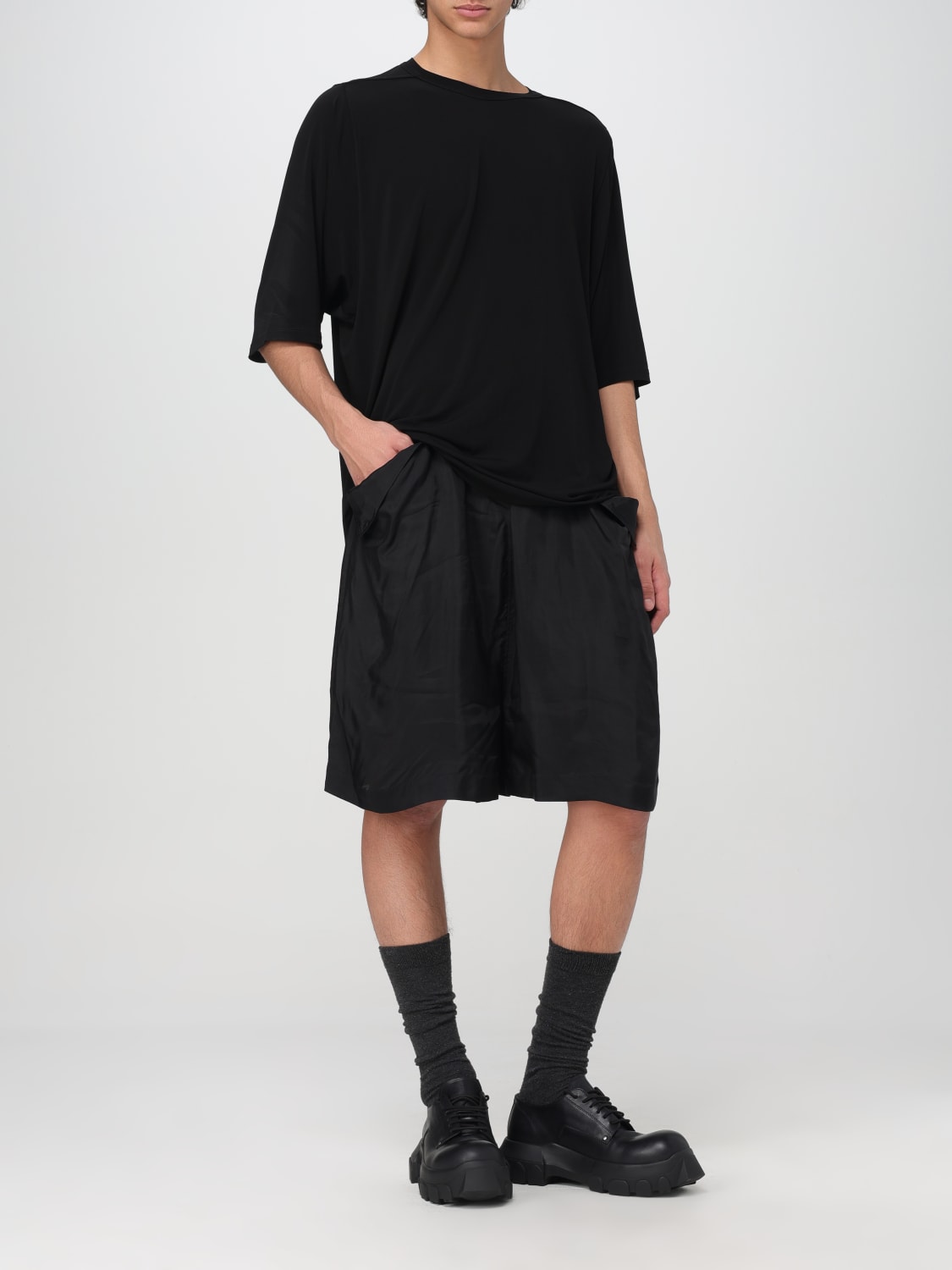 RICK OWENS T-SHIRT: T-shirt Rick Owens in jersey, Nero - Img 2