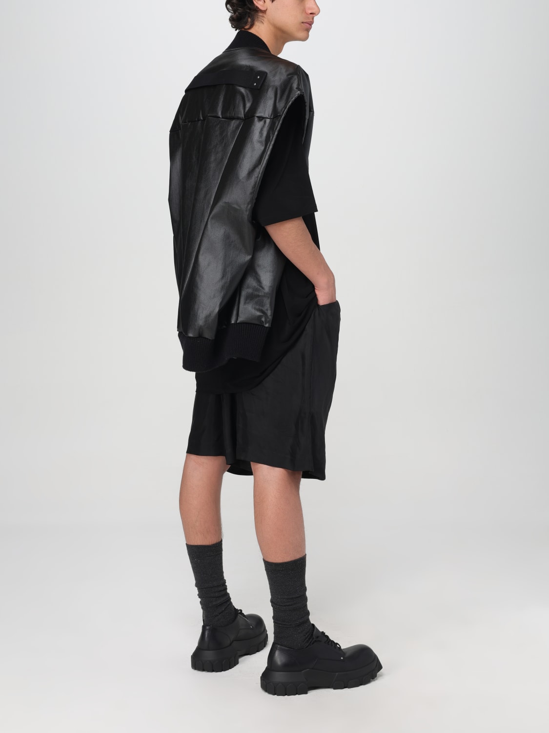 RICK OWENS スーツベスト: ジャケット メンズ Rick Owens, ブラック - Img 2