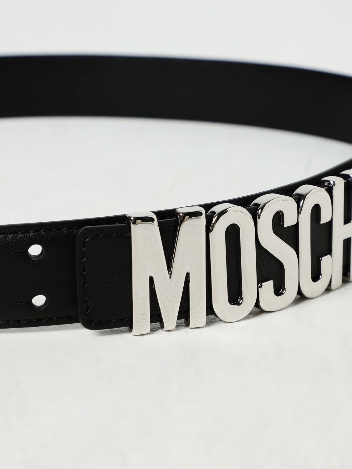 MOSCHINO COUTURE BELT: Belt men Moschino Couture, Silver - Img 2