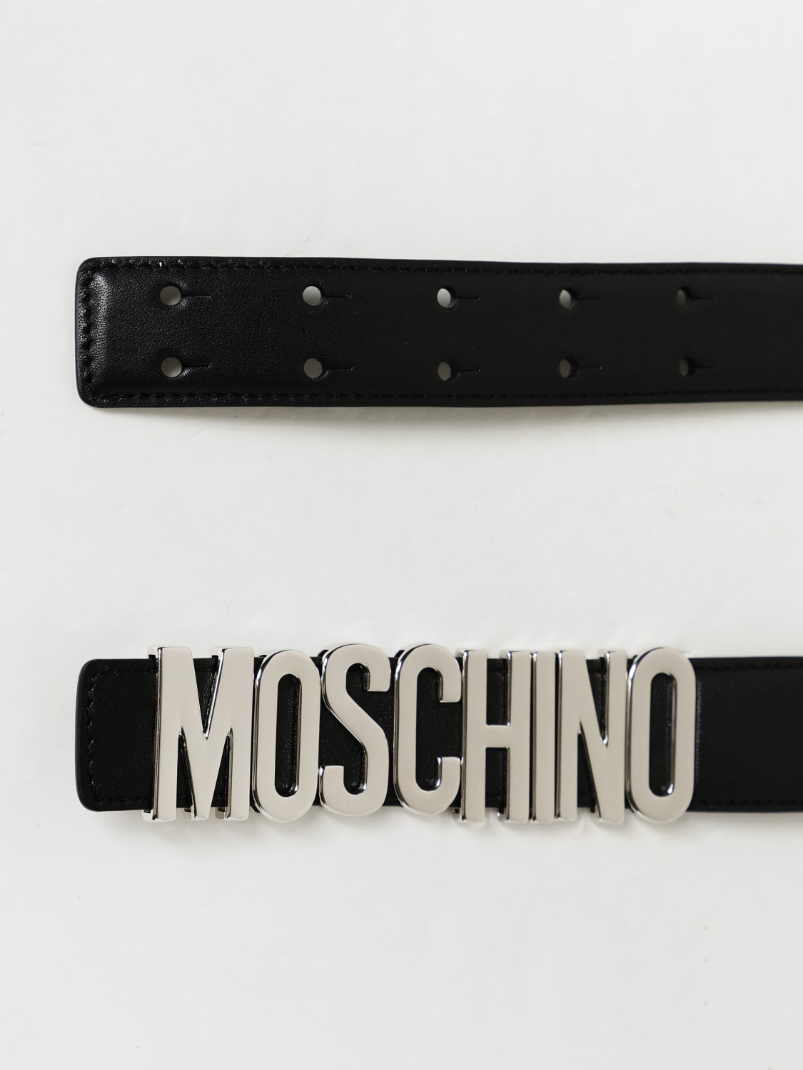 MOSCHINO COUTURE BELT: Belt men Moschino Couture, Silver - Img 3