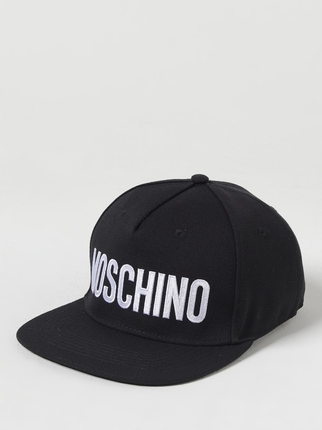 MOSCHINO COUTURE GORRO: Gorro hombre Moschino Couture, Negro - Img 1