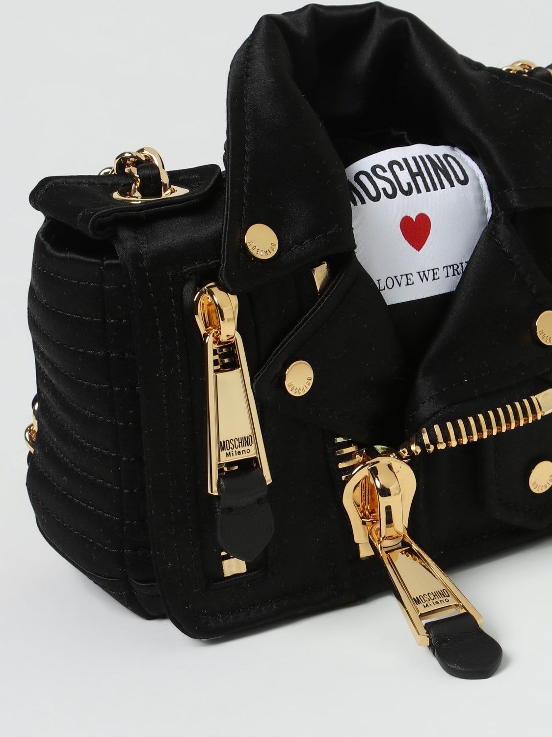 Moschino Coutureアウトレット：クロスボディバッグ レディース - ブラック | GIGLIO.COMオンラインのMoschino  Couture ミニバッグ 75218220