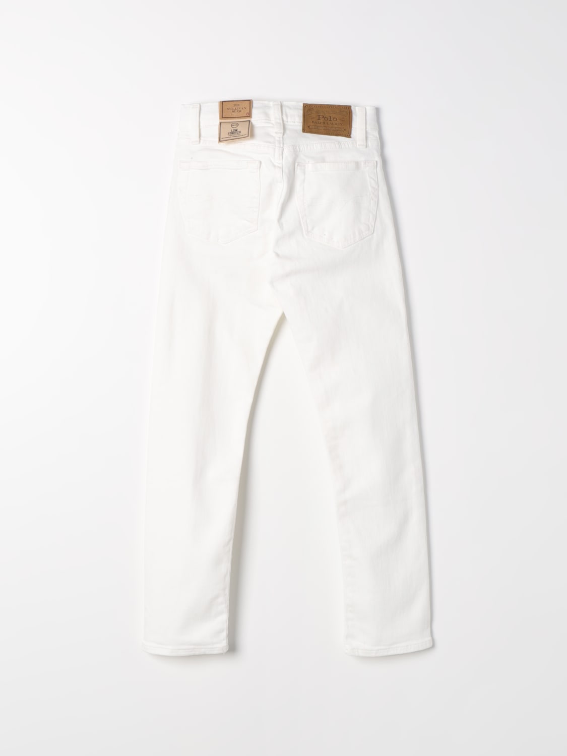 Pants POLO RALPH LAUREN Kids color White