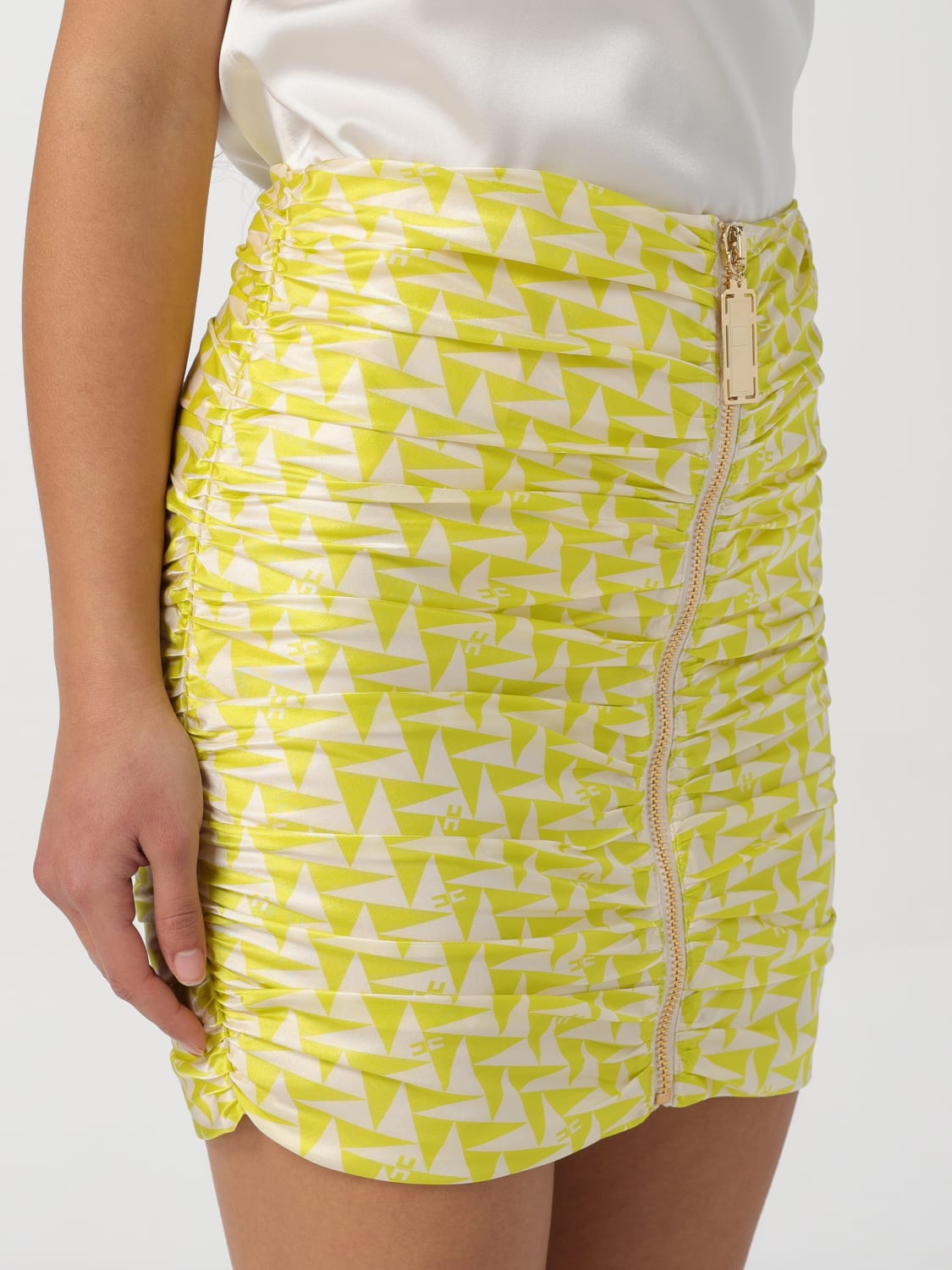 ELISABETTA FRANCHI SKIRT: Skirt woman Elisabetta Franchi, Yellow - Img 3