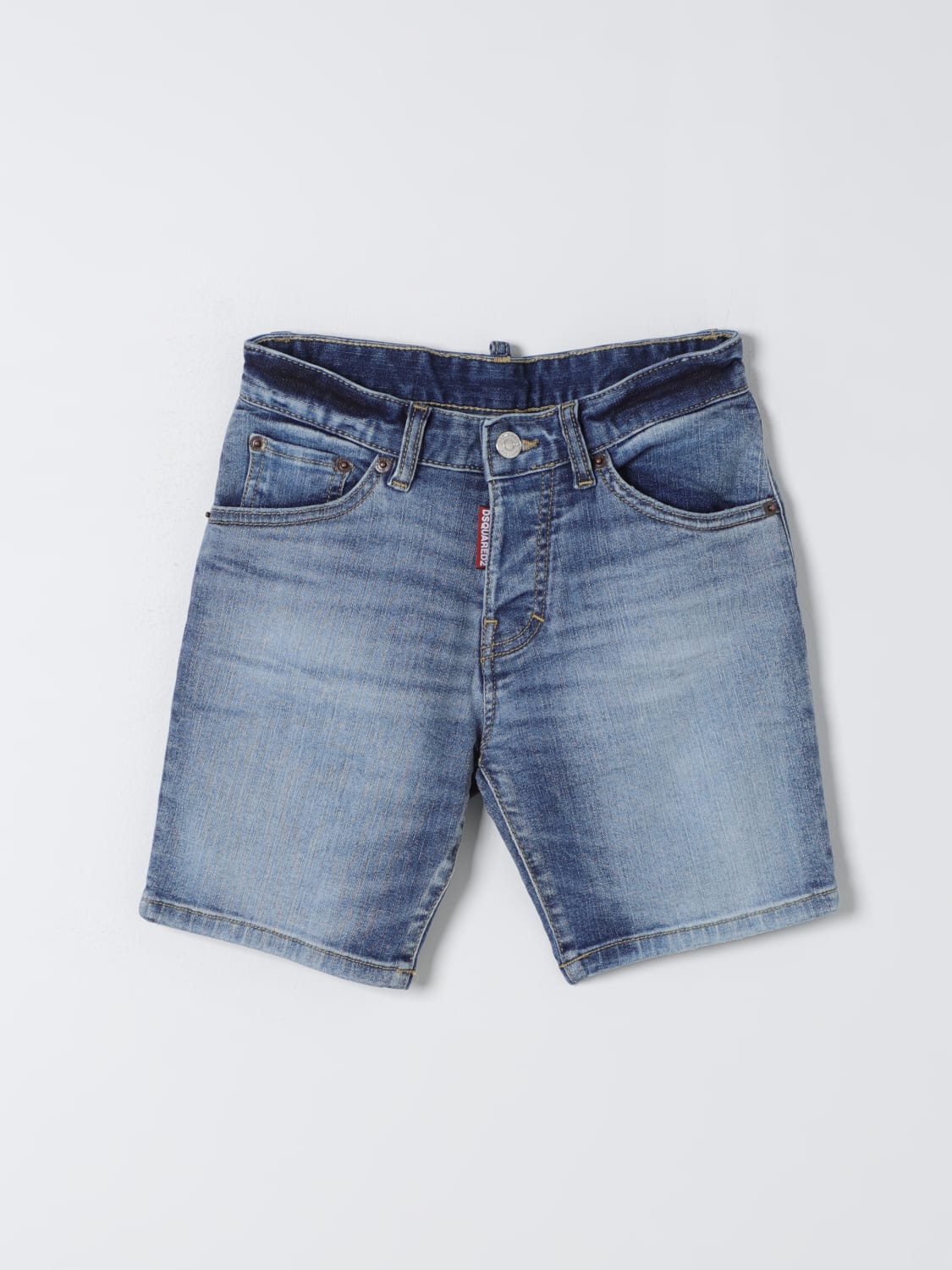 DSQUARED2 PANTALÓN CORTO: Pantalón corto niños Dsquared2 Junior, Denim - Img 1