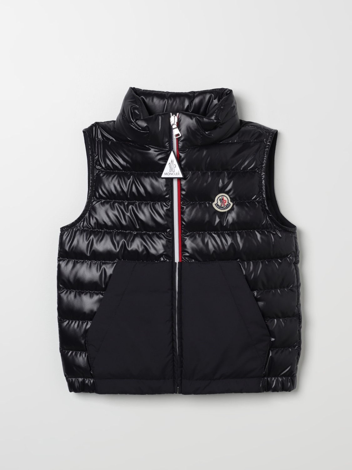 MONCLER：コート ボーイ - ブルー | GIGLIO.COMオンラインのMoncler ...