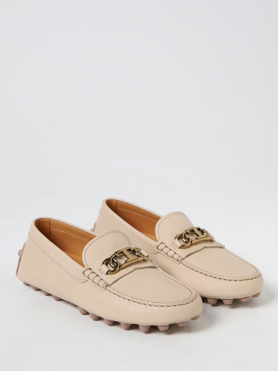 TOD'S MOCASSINI: Mocassino Tod's in pelle , Naturale - Img 2