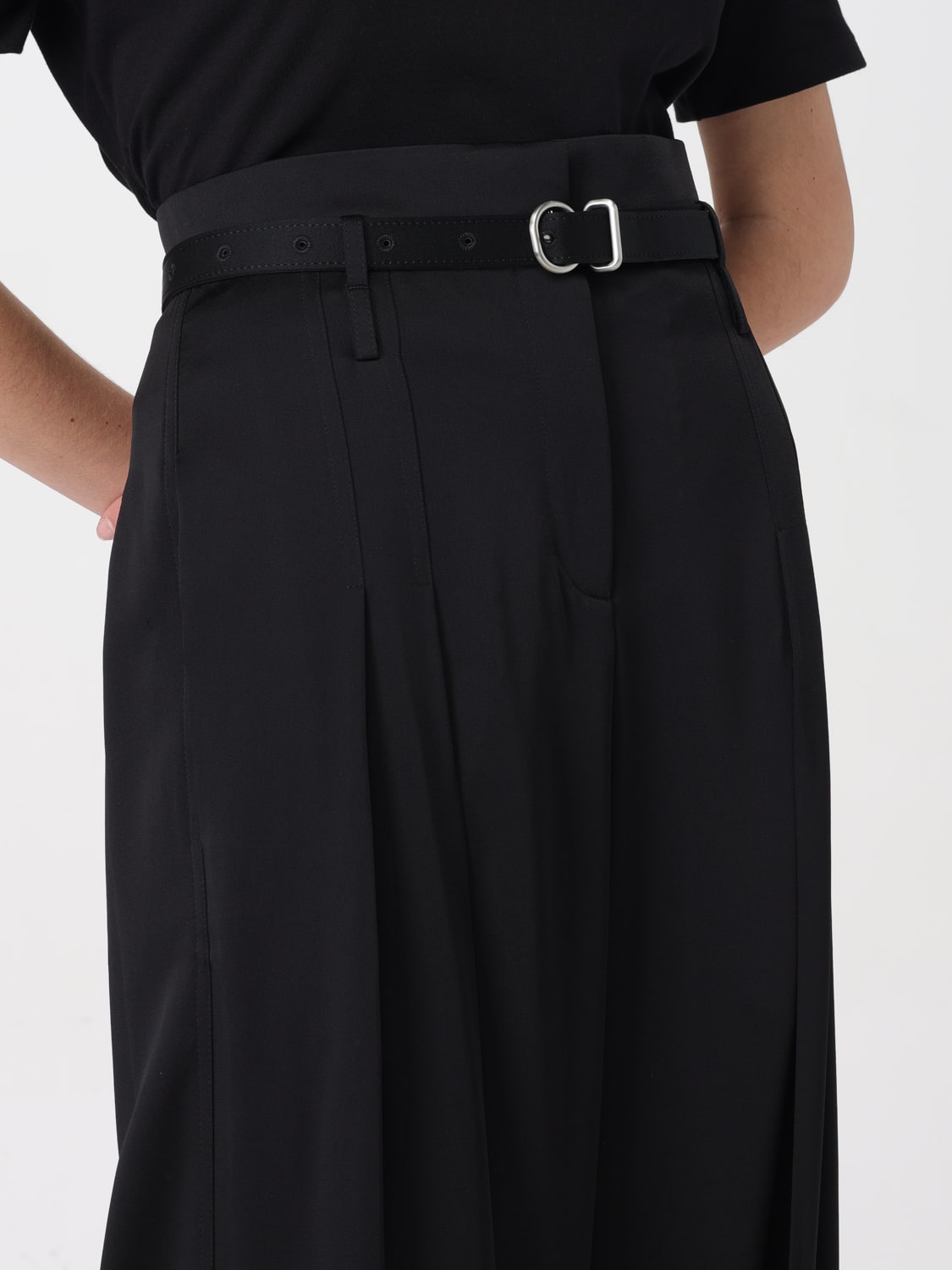 JIL SANDER: Pants woman - Black | Jil Sander pants