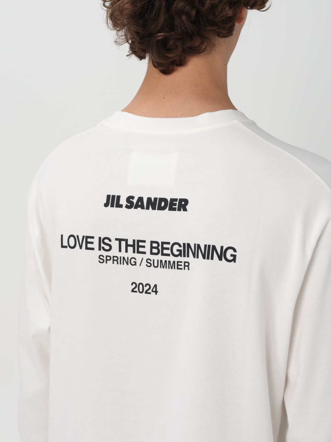 JIL SANDER：Tシャツ メンズ - ホワイト | GIGLIO.COMオンラインのJil Sander Tシャツ J21GC0160J46219