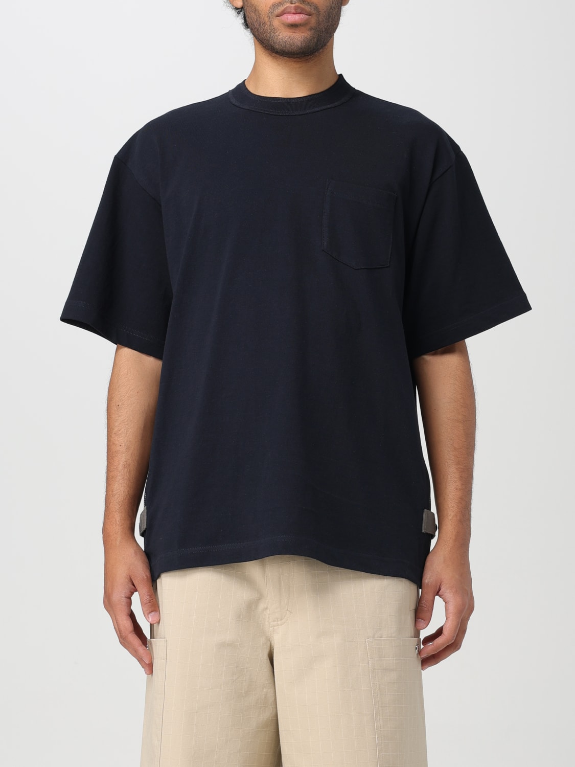 SACAI T-SHIRT: T-shirt herren Sacai, Blau - Img 1