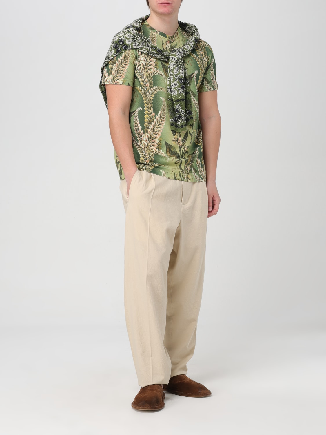 ETRO T-SHIRT: T-shirt men Etro, Green - Img 2