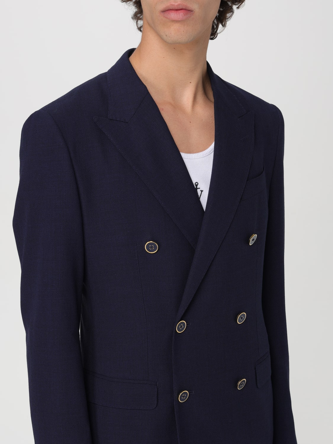 DOLCE & GABBANA BLAZER: Blazer men Dolce & Gabbana, Blue - Img 5