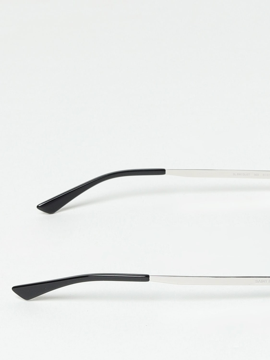 サングラス SAINT LAURENT Woman Sunglasses Silver SL690 003 Saint Laurent SL 690 DUST Sunglasses 003 Shiny Silver - eye