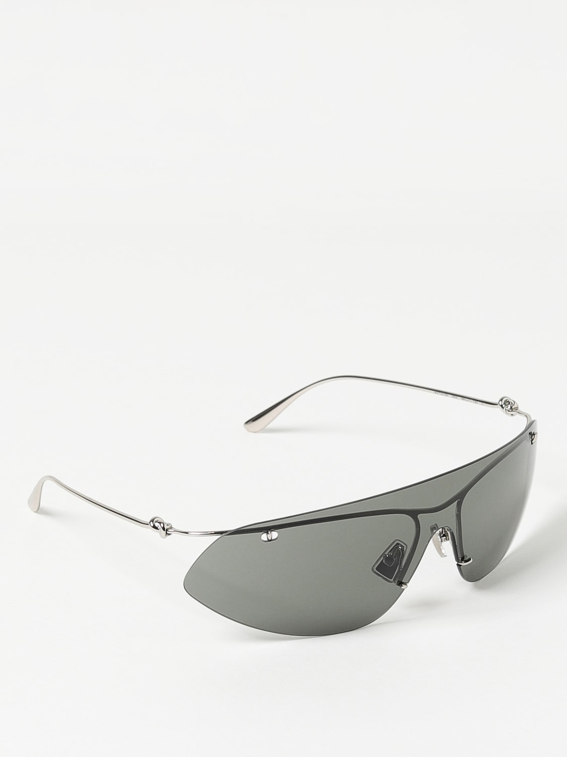 BOTTEGA VENETA: Sunglasses woman - Silver | Bottega Veneta