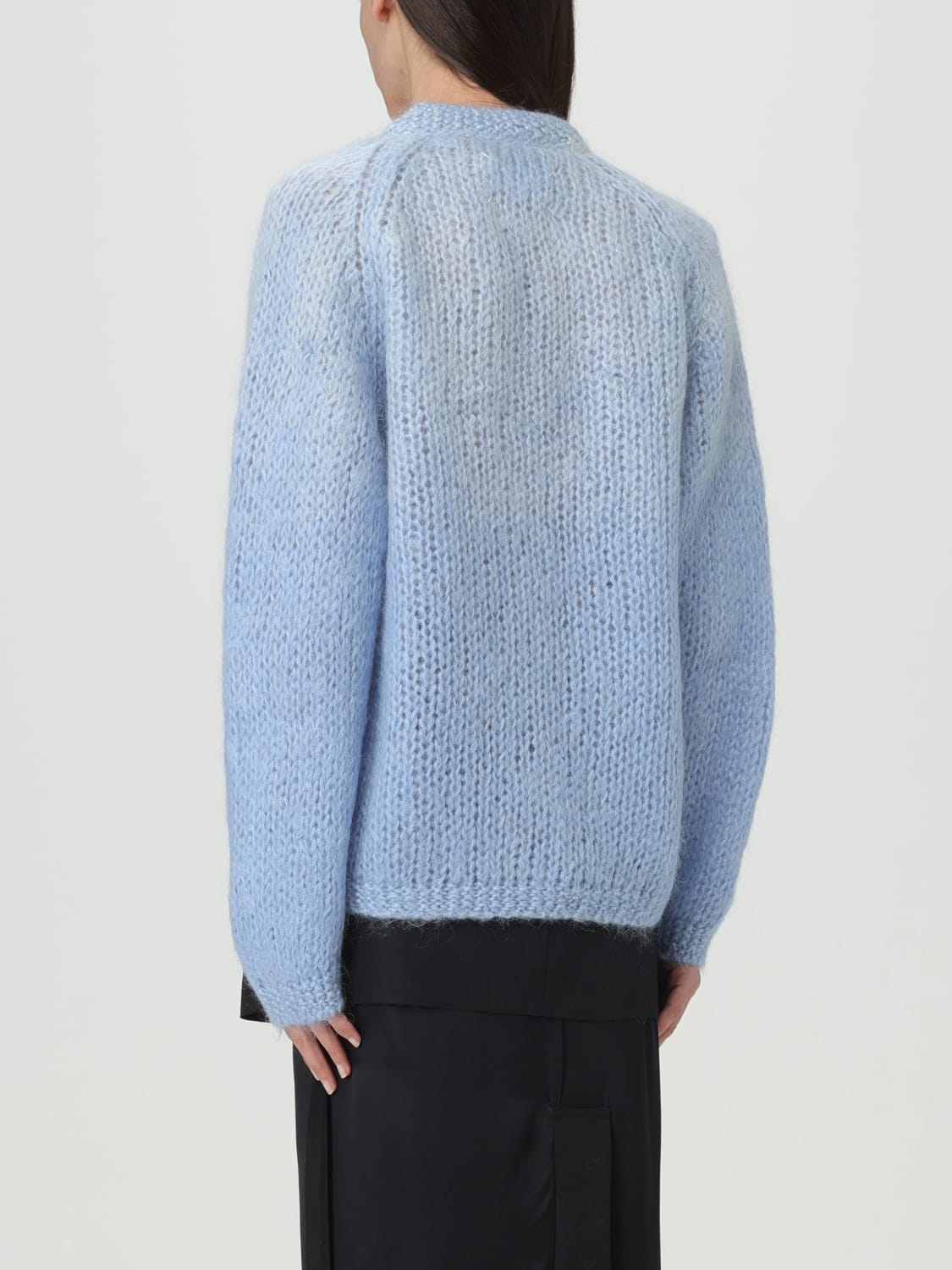 MAISON MARGIELA CARDIGAN: Sweater woman Maison Margiela, Blue - Img 3