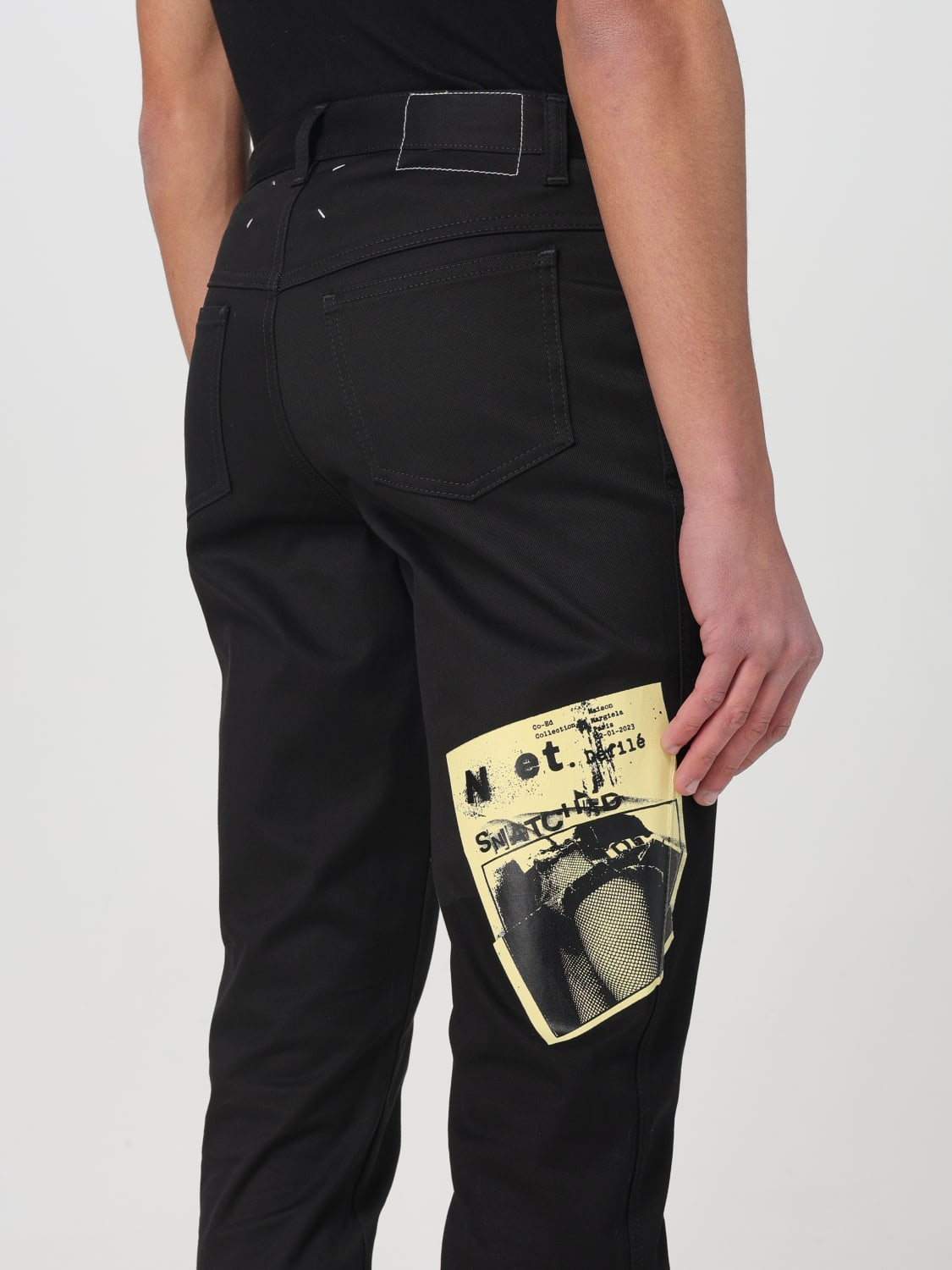 MAISON MARGIELA PANTS: Pants men Maison Margiela, Black - Img 5