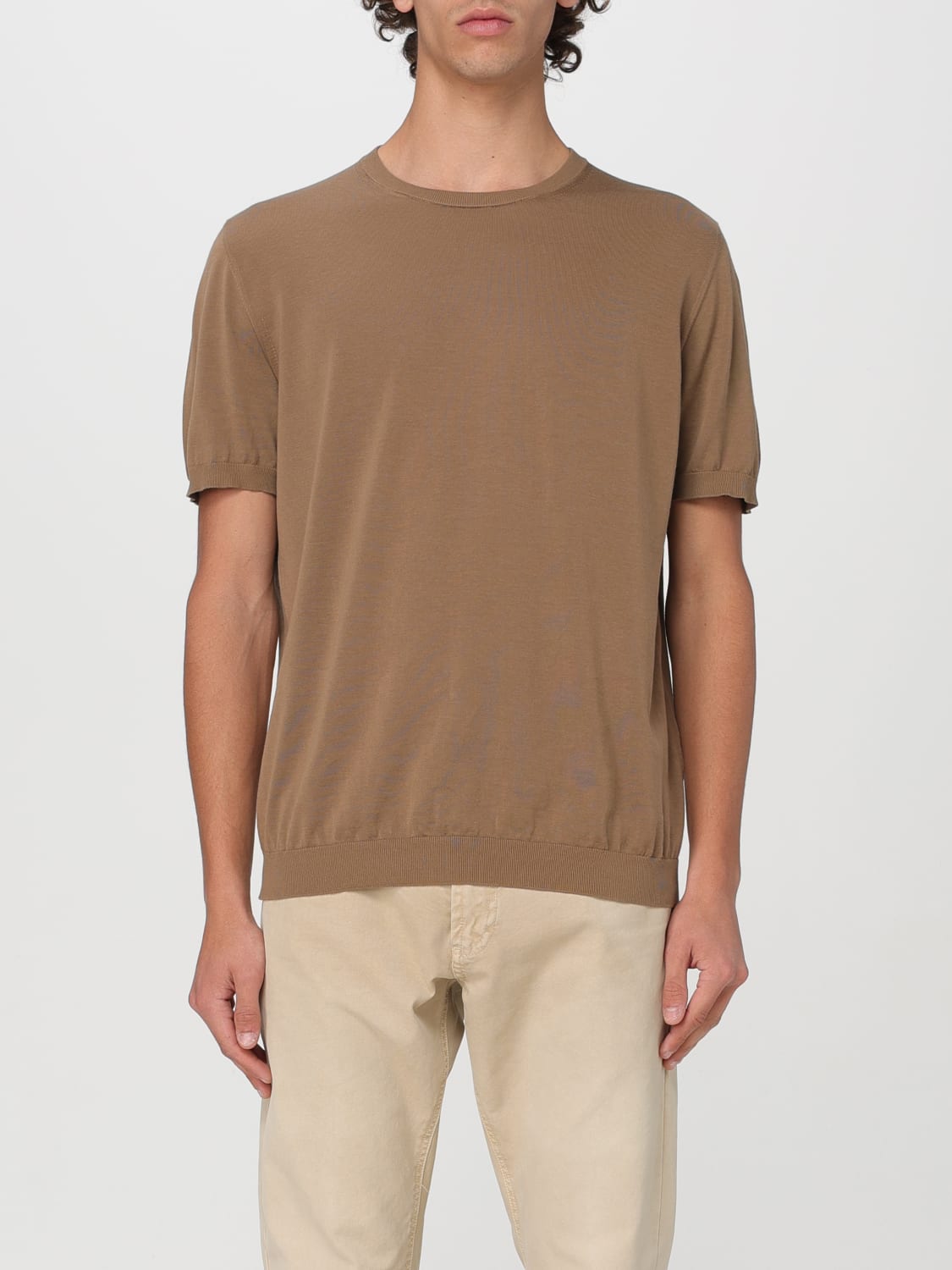 DRUMOHR T-SHIRT: T-shirt men Drumohr, Brown - Img 1