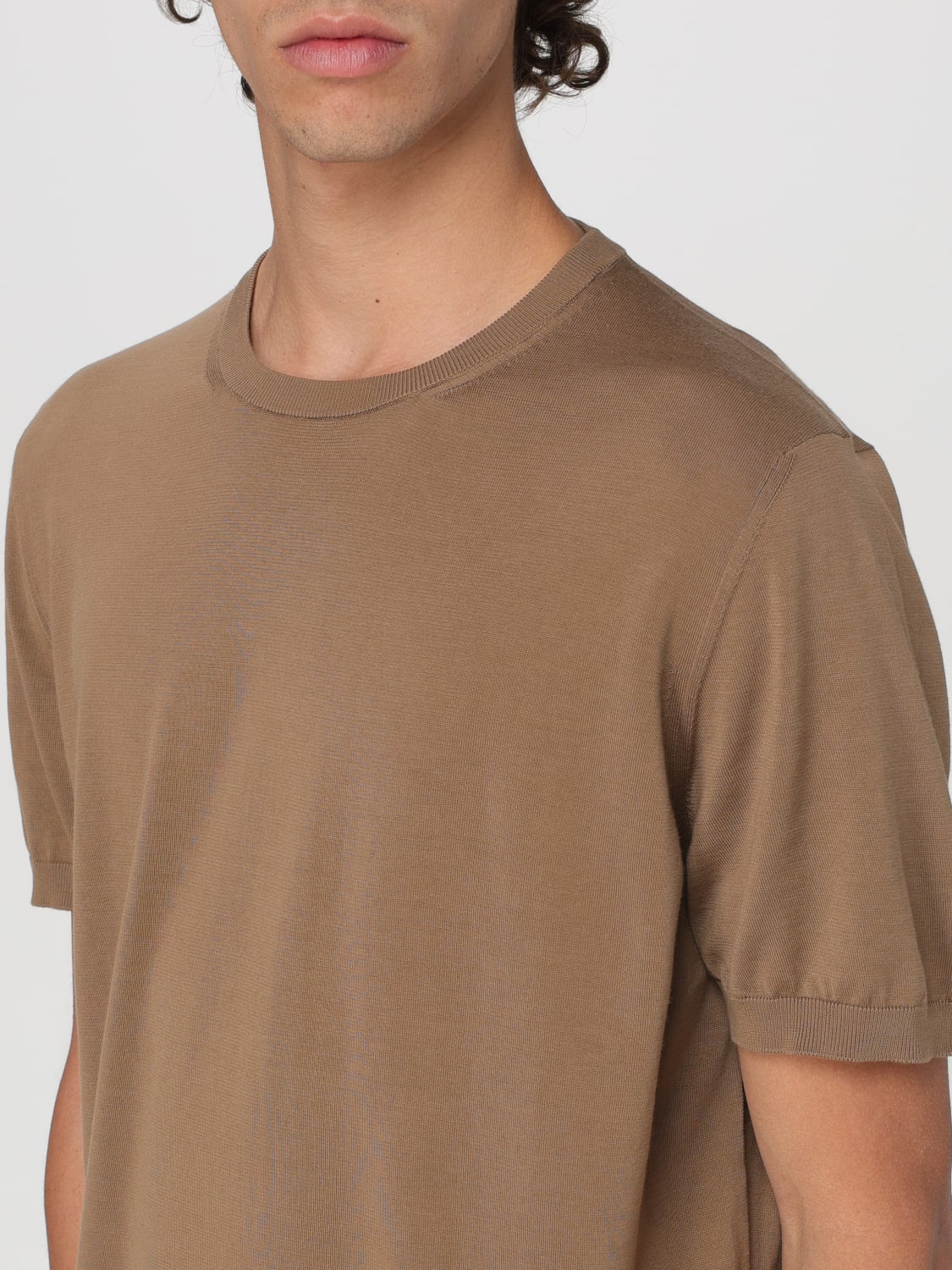 DRUMOHR T-SHIRT: T-shirt men Drumohr, Brown - Img 3