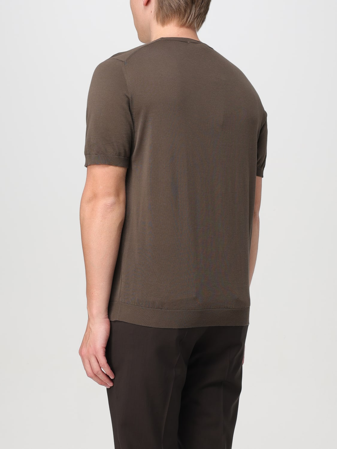 DRUMOHR CAMISETA: Camiseta hombre Drumohr, Marrón Oscuro - Img 2