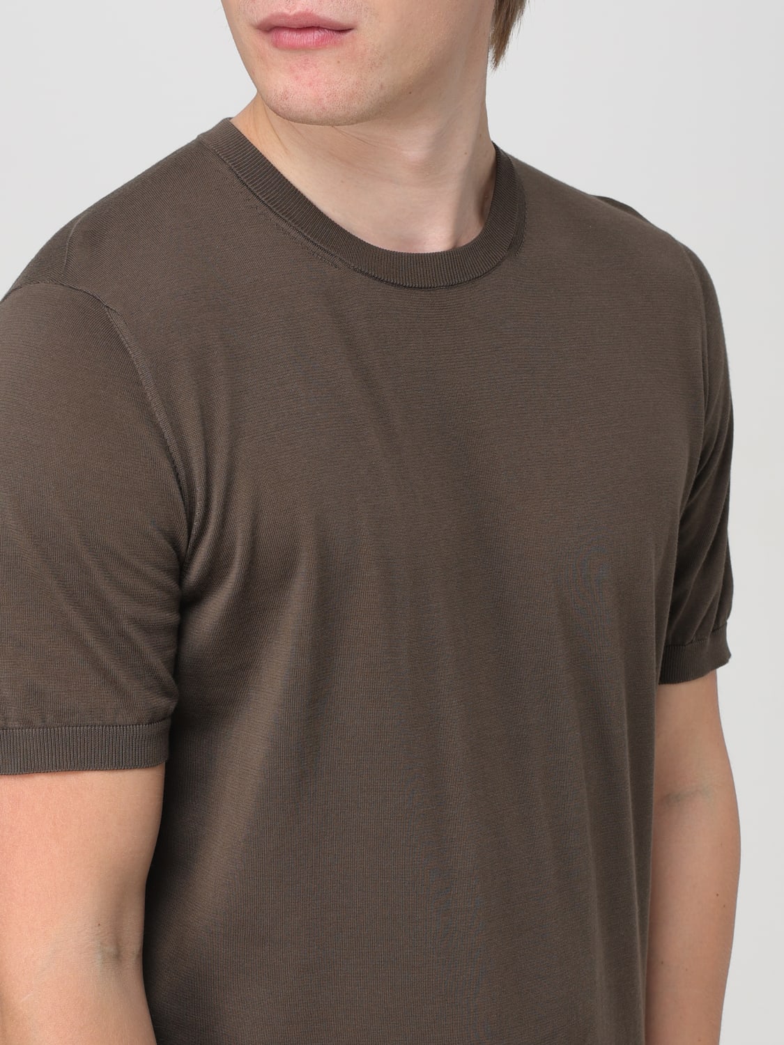 DRUMOHR CAMISETA: Camiseta hombre Drumohr, Marrón Oscuro - Img 3