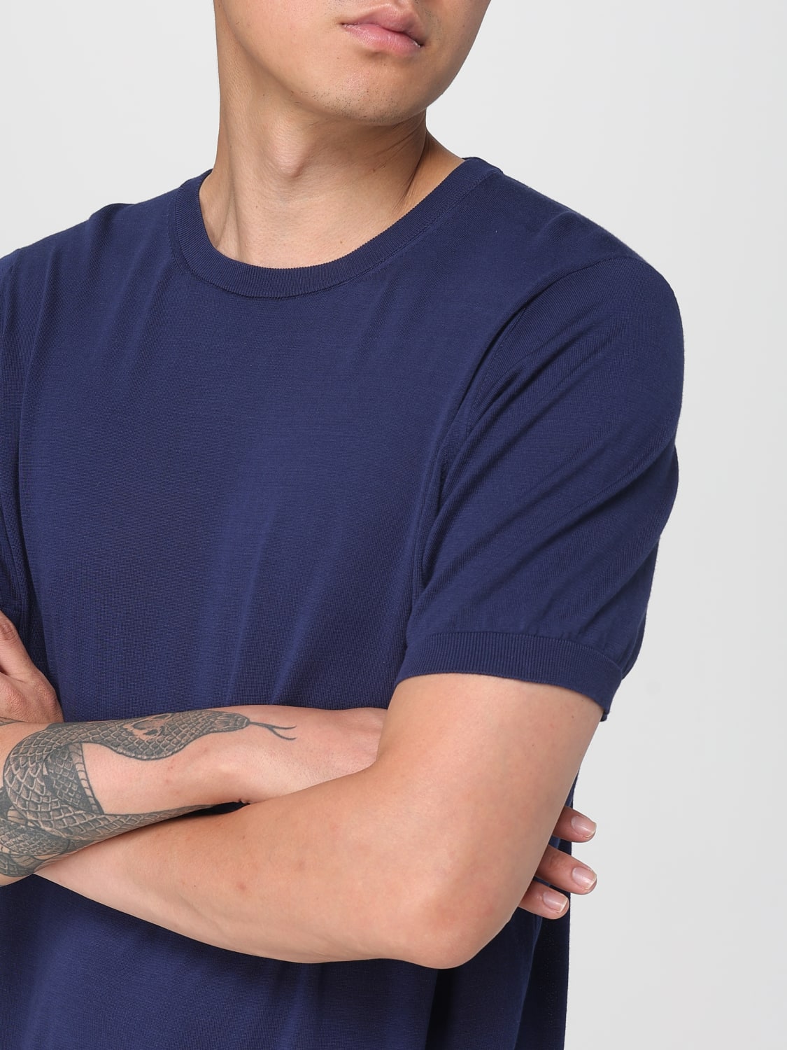 DRUMOHR CAMISETA: Camiseta hombre Drumohr, Azul Oscuro 1 - Img 3