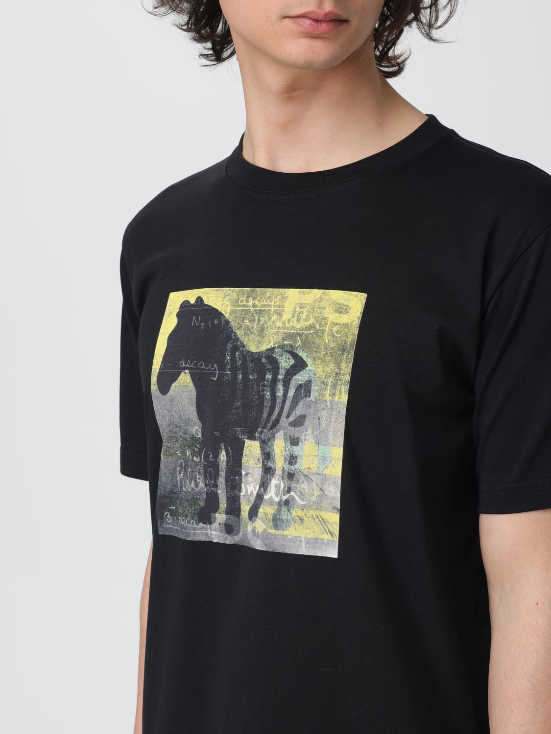 PS PAUL SMITH T-SHIRT: T-shirt herren Ps Paul Smith, Schwarz - Img 3